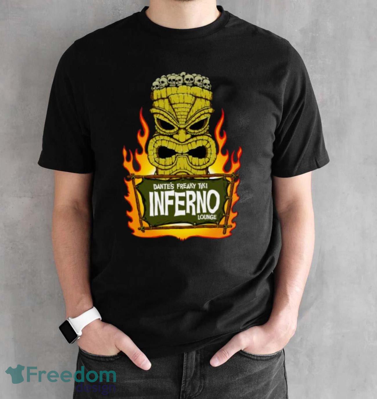 Dante’s Freaky Tiki Inferno Lounge T-shirt - Black Unisex T-Shirt