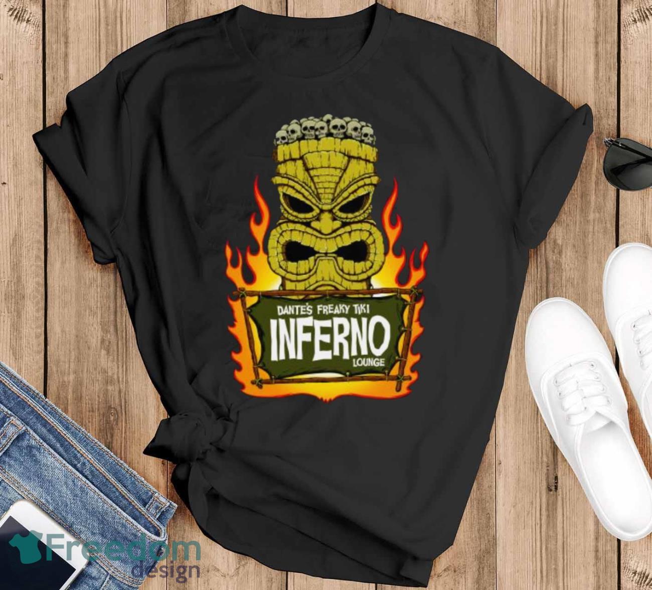 Dante’s Freaky Tiki Inferno Lounge T-shirt - Black T-Shirt