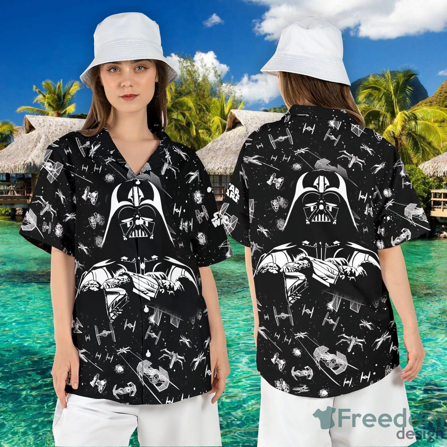 Star Wars Mens Hawaiian Topss Summer Short Sleeve Topss Button Down Tops  Tops