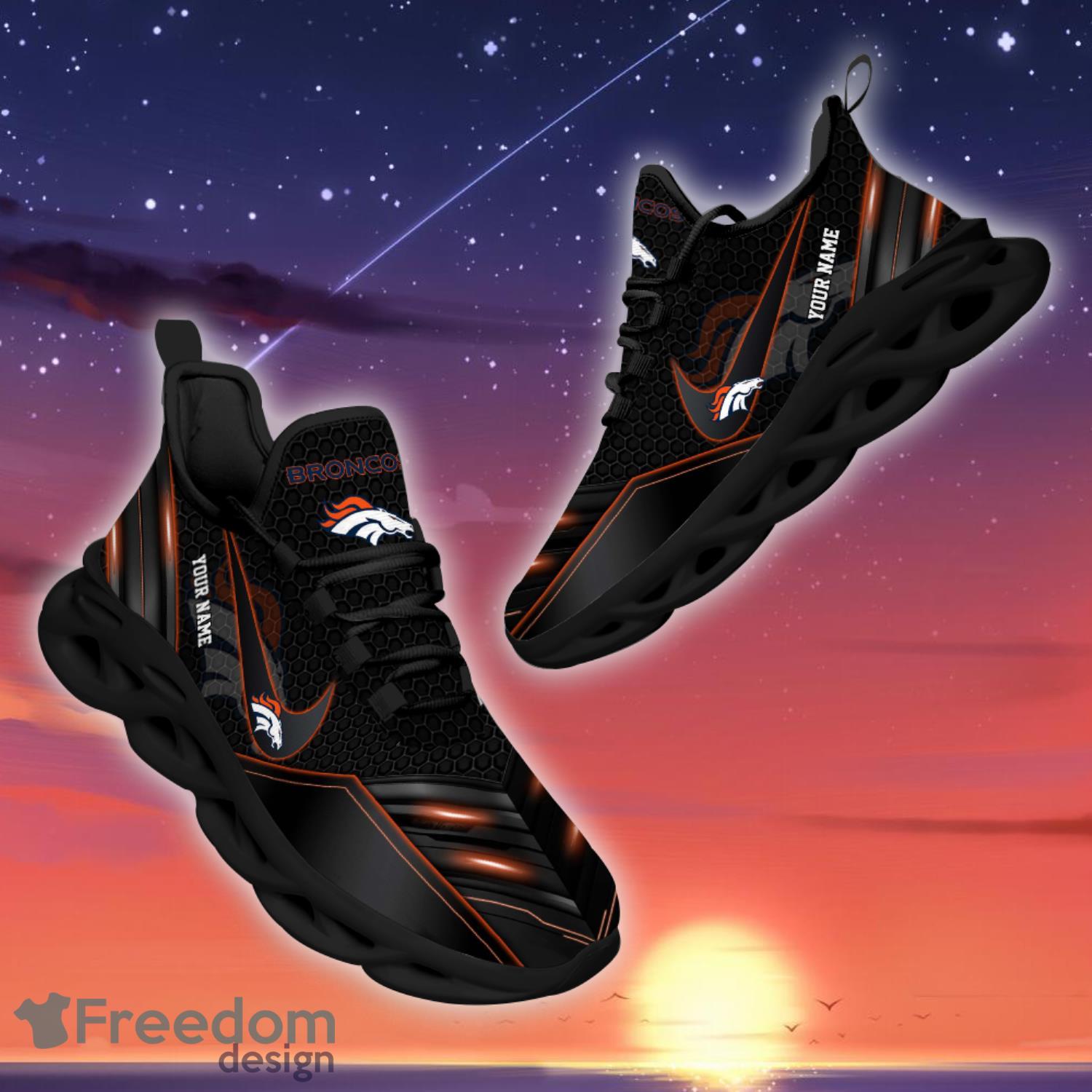 Denver Broncos Sport Sneakers NFL Max Soul Shoes - Freedomdesign