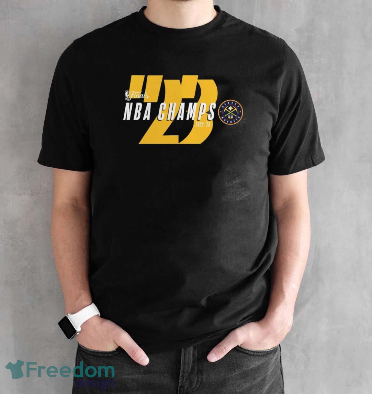 Denver Nuggets 2023 NBA Finals Champions Backboard T-Shirt - Black Unisex T-Shirt