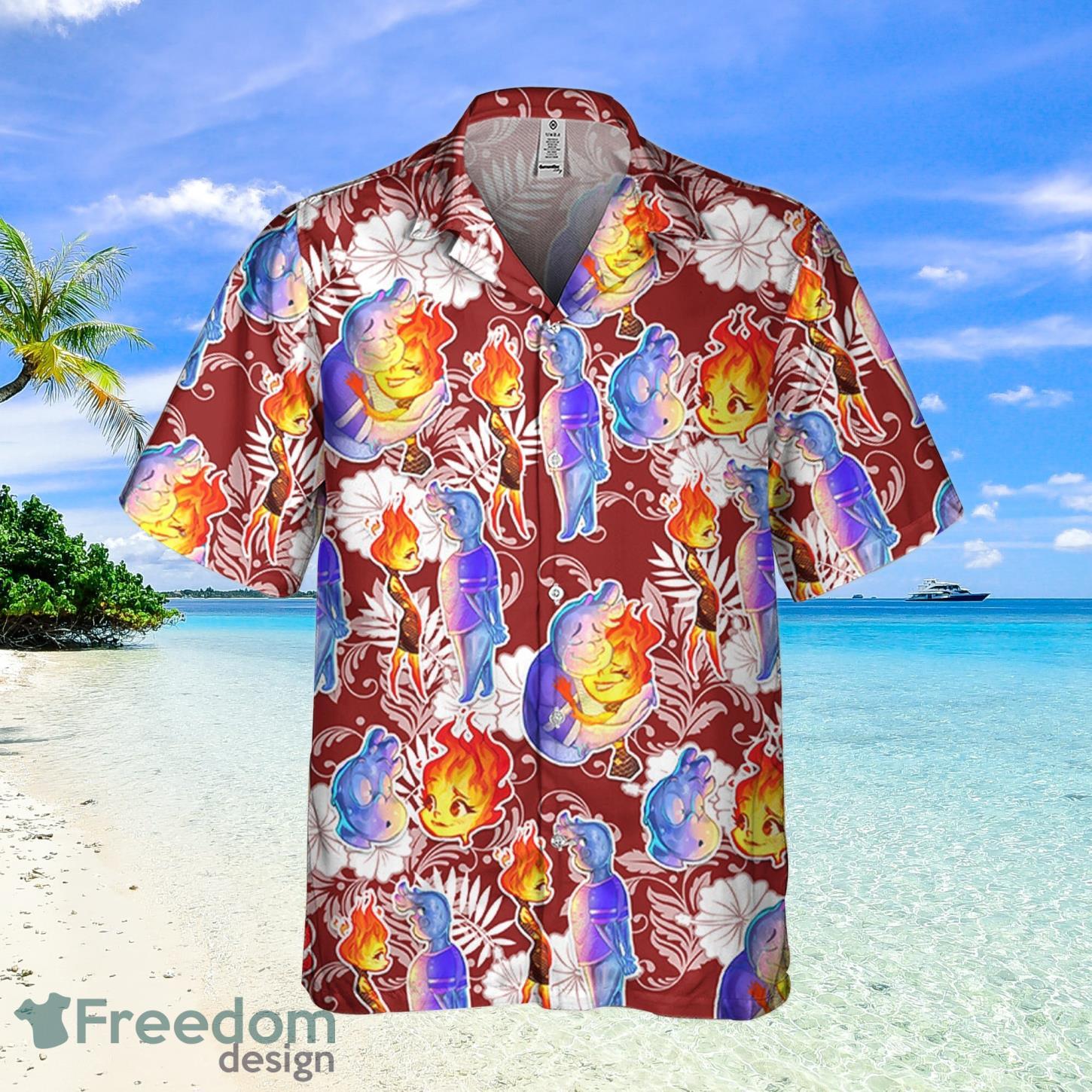 Kansas City Chiefs Mens Hawaiian Shirts Summer Short Sleeve Tee Tops Beach  Shirt