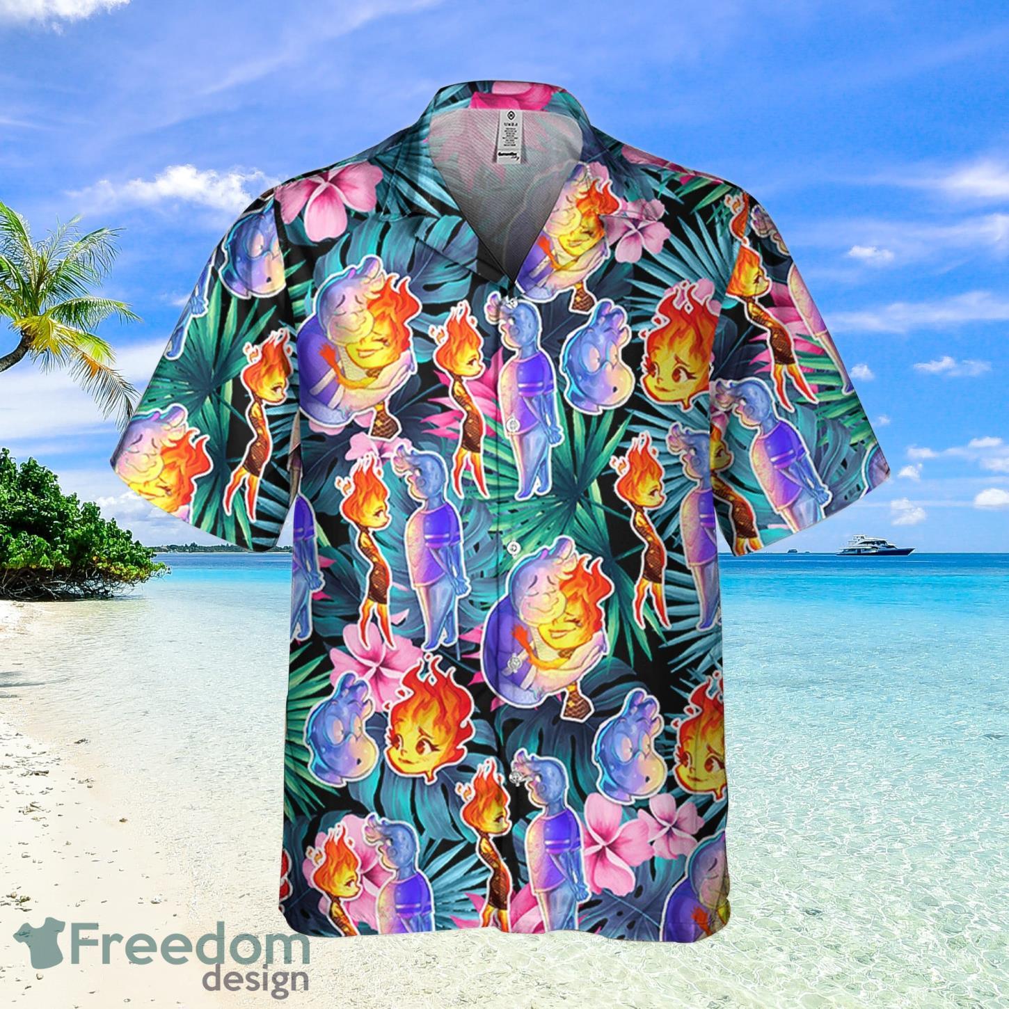 Baltimore Ravens Design 4 Beach Hawaiian Shirt Men And Women For Fans Gift  - Freedomdesign