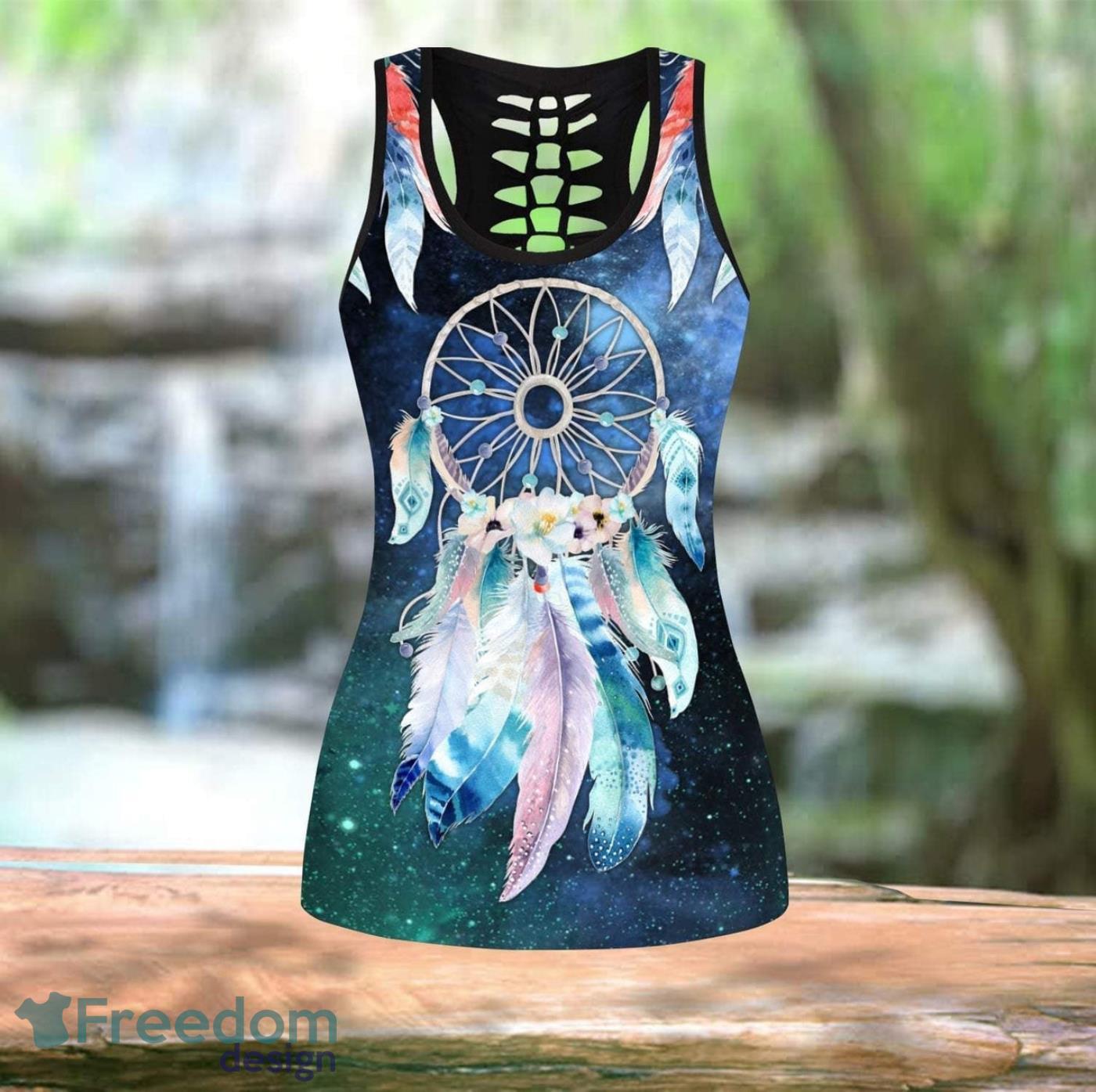 Dreamcatcher Legging And Hollow Tank Top Gift For Women Product Photo 2