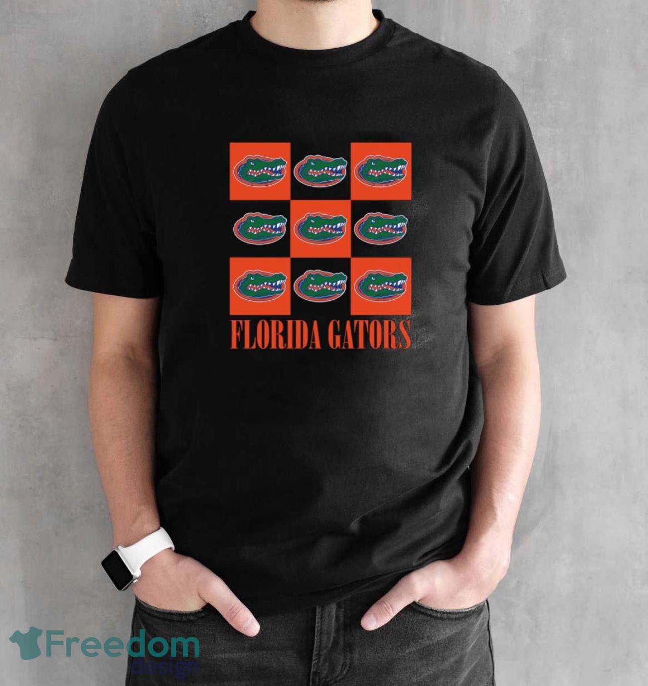 Florida Gators chessboard logo 2023 shirt - Black Unisex T-Shirt