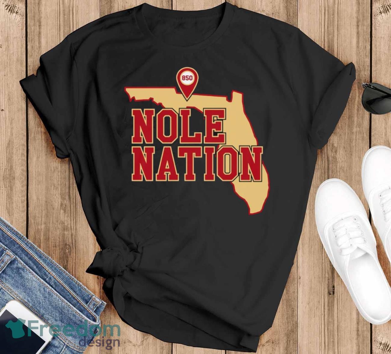 Florida State Seminoles Spear Nole Nation State 2023 shirt - Black T-Shirt