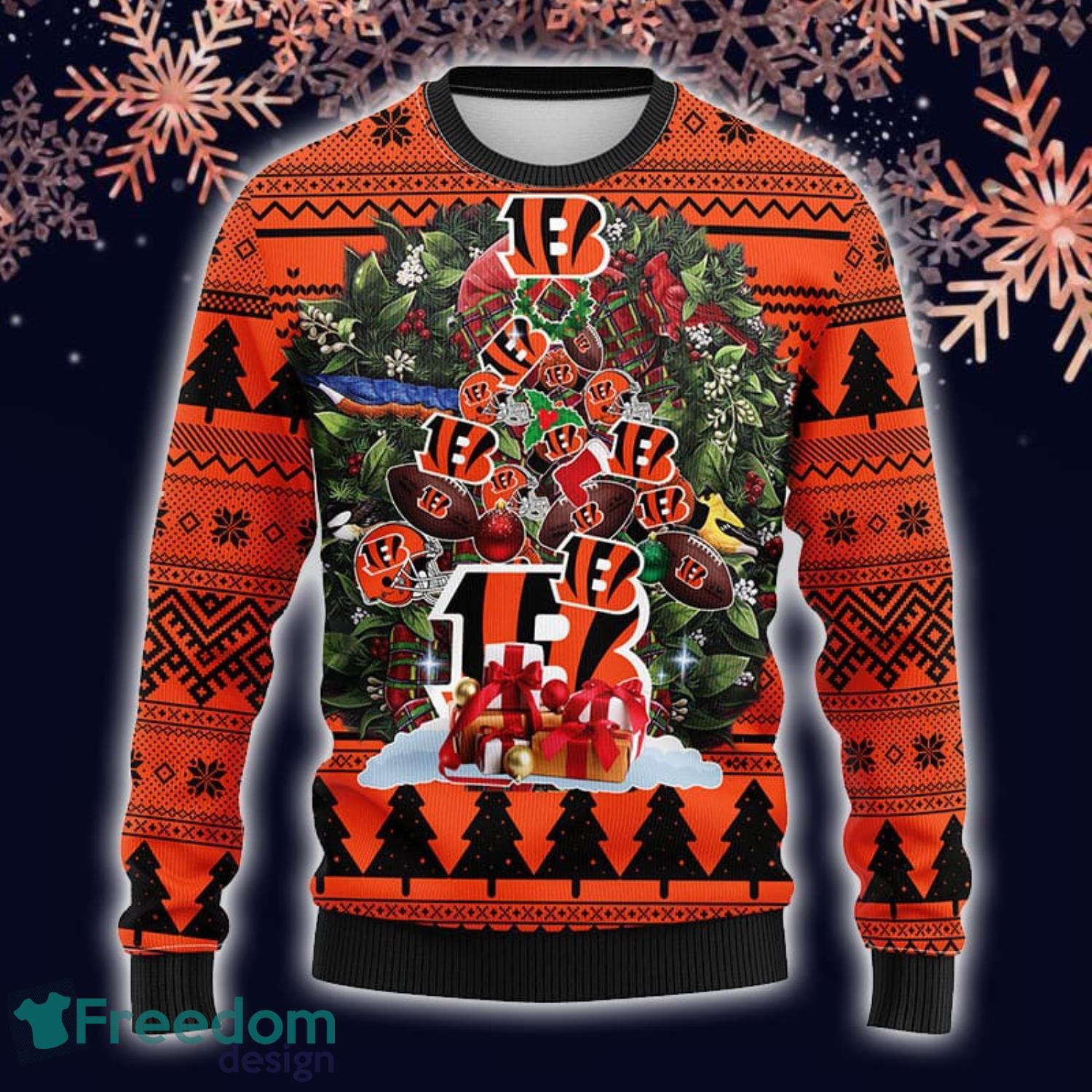 Bears Nfl Custom Name Number Ugly Christmas Sweater - Shibtee Clothing