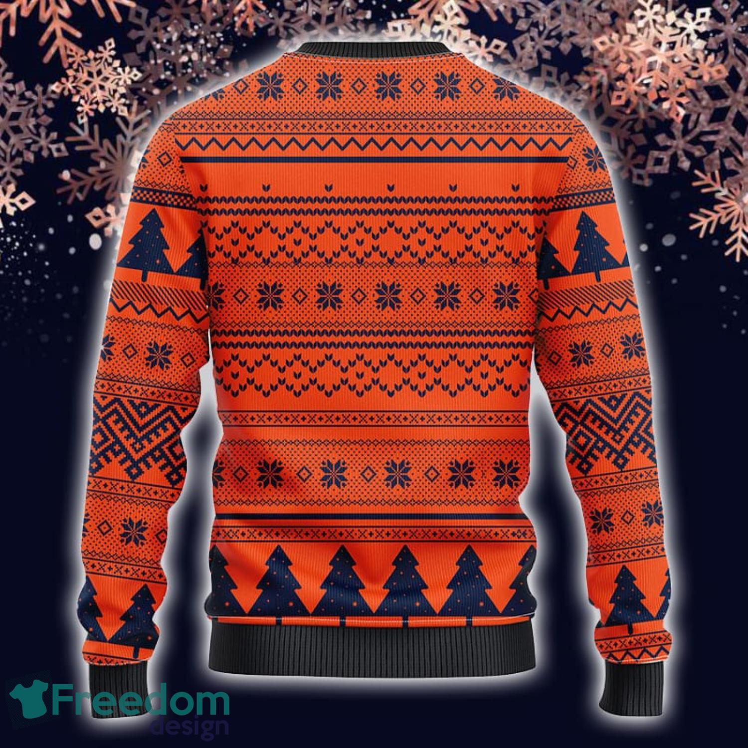 Christmas Gift For NFL Fans Denver Broncos Grateful Dead Christmas Gift  Pattern Ugly Christmas Sweater