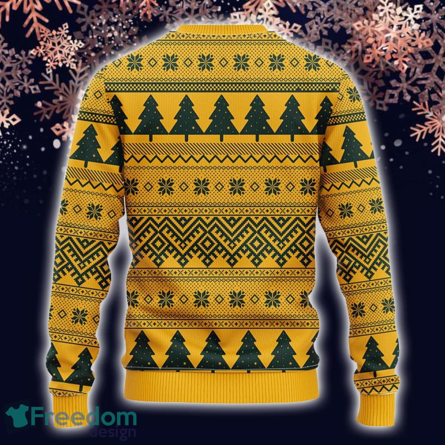 Green Bay Packers Light Up Ugly Sweater - Green/Gold