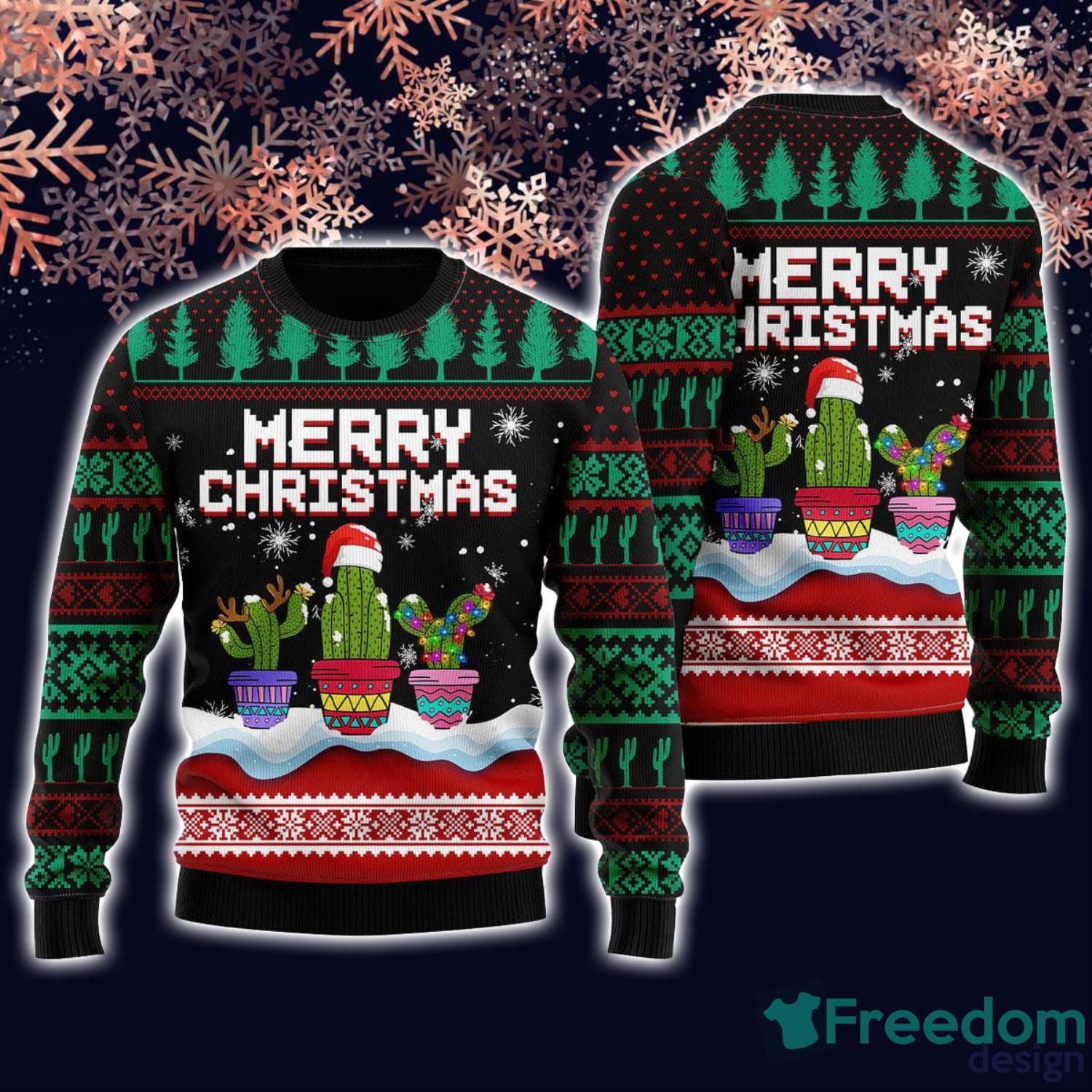 Chicago Bears Ugly Sweater Chicago Bears Vintage Personalized 3D Ugly  Christmas Sweater Presents Christmas For Men And Women - Freedomdesign