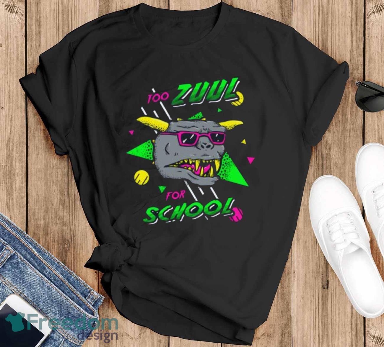 Ghostbusters Too Zuul For School T-shirt - Black T-Shirt