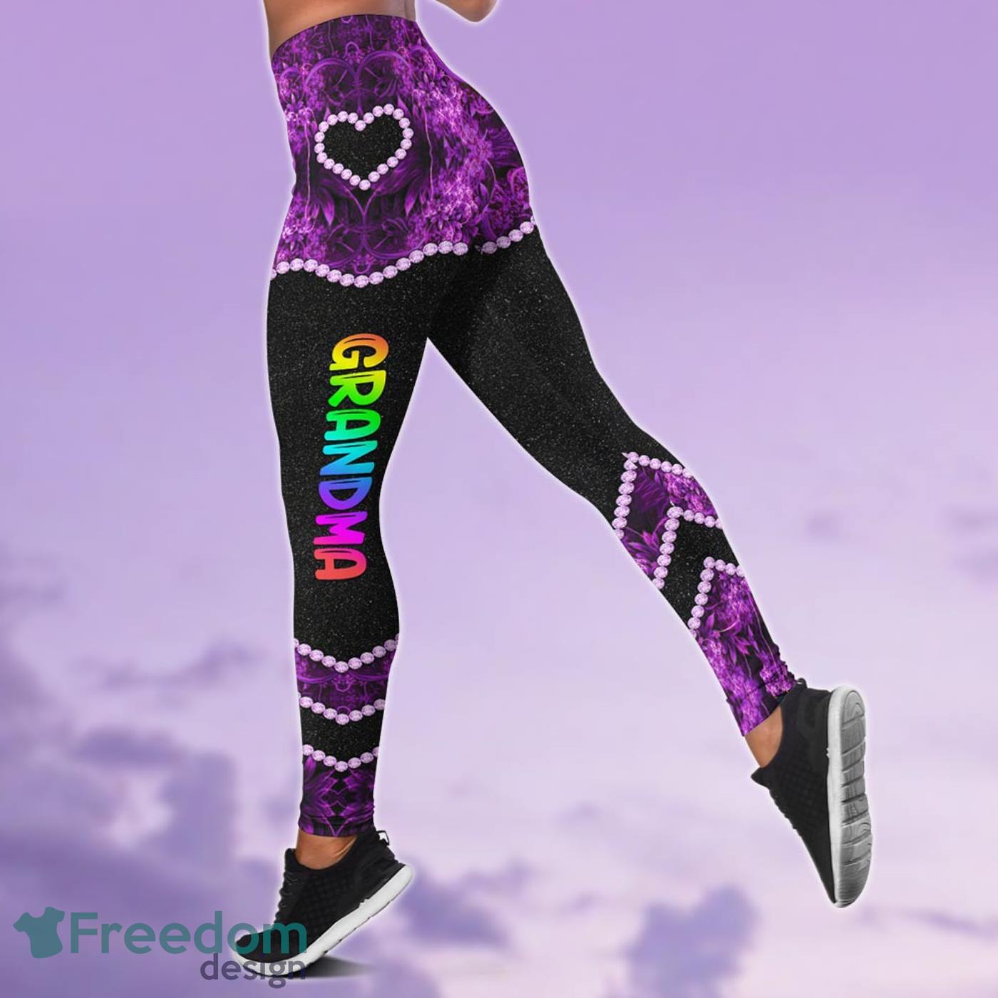 Grandma Heart And Grandkids Hands Legging And Hollow Tank Top Gift For Women Product Photo 3 Grandma Heart And Grandkids Hands Legging And Hollow Tank Top Gift For Women Product Photo 3