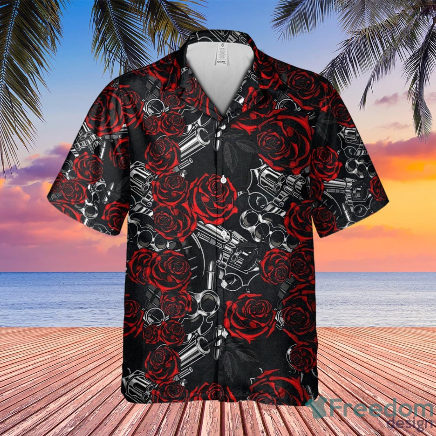 Atlanta Braves Hawaiian Short Sleeve Shirt Tropical Button Up Elegance  Design - Trendy Aloha