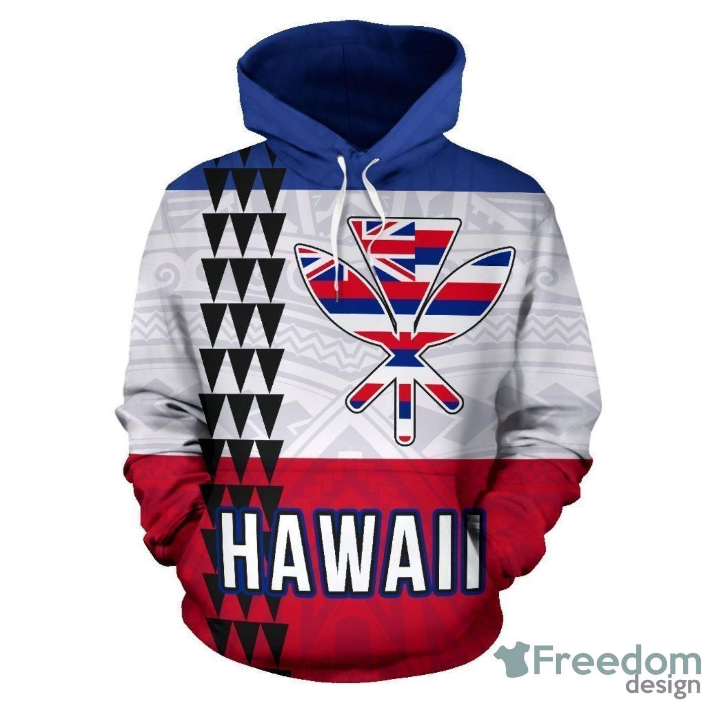 Hawaii Flag Polynesian All Over Print 3D Hoodie Special Gift Product Photo 1