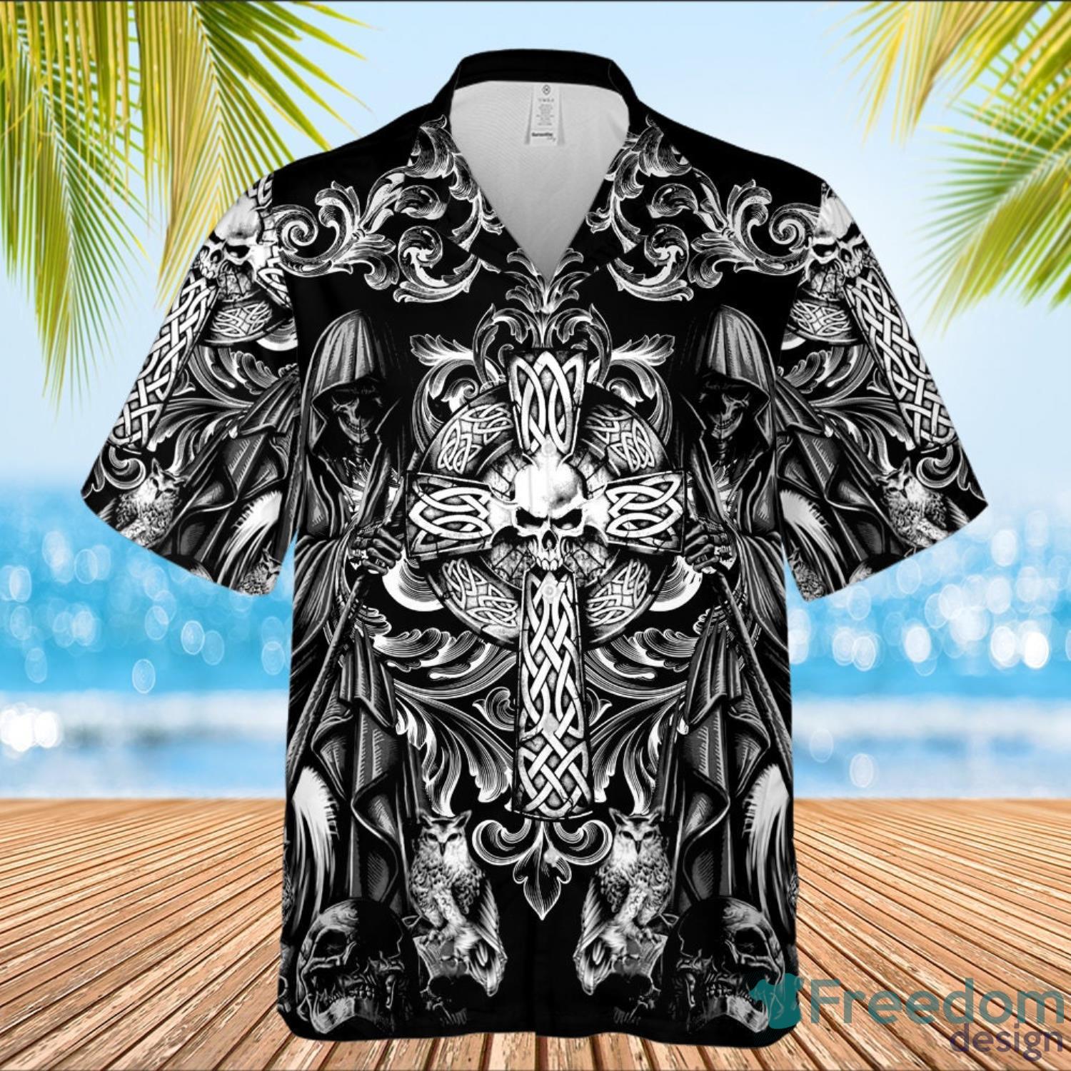 Horror Movie Face 3D Hawaiian Shirt Gift For Men And Women