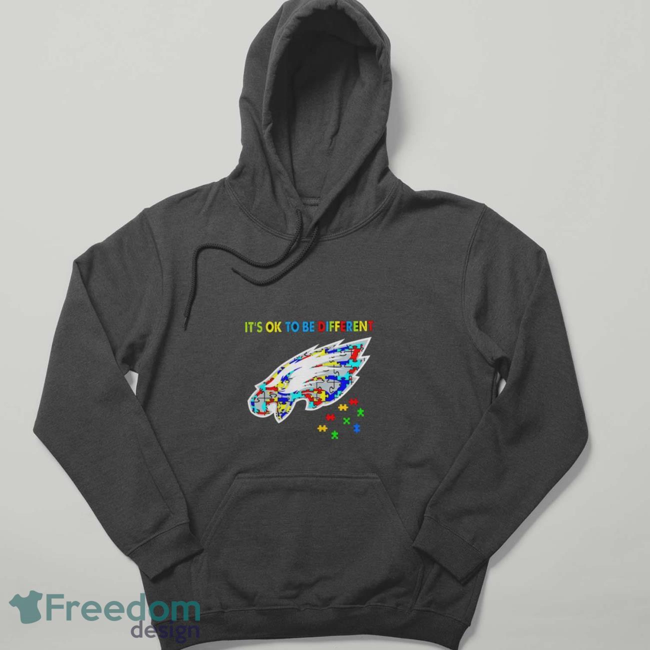 It's ok to be different Philadelphia Eagles Autism shirt - Freedomdesign