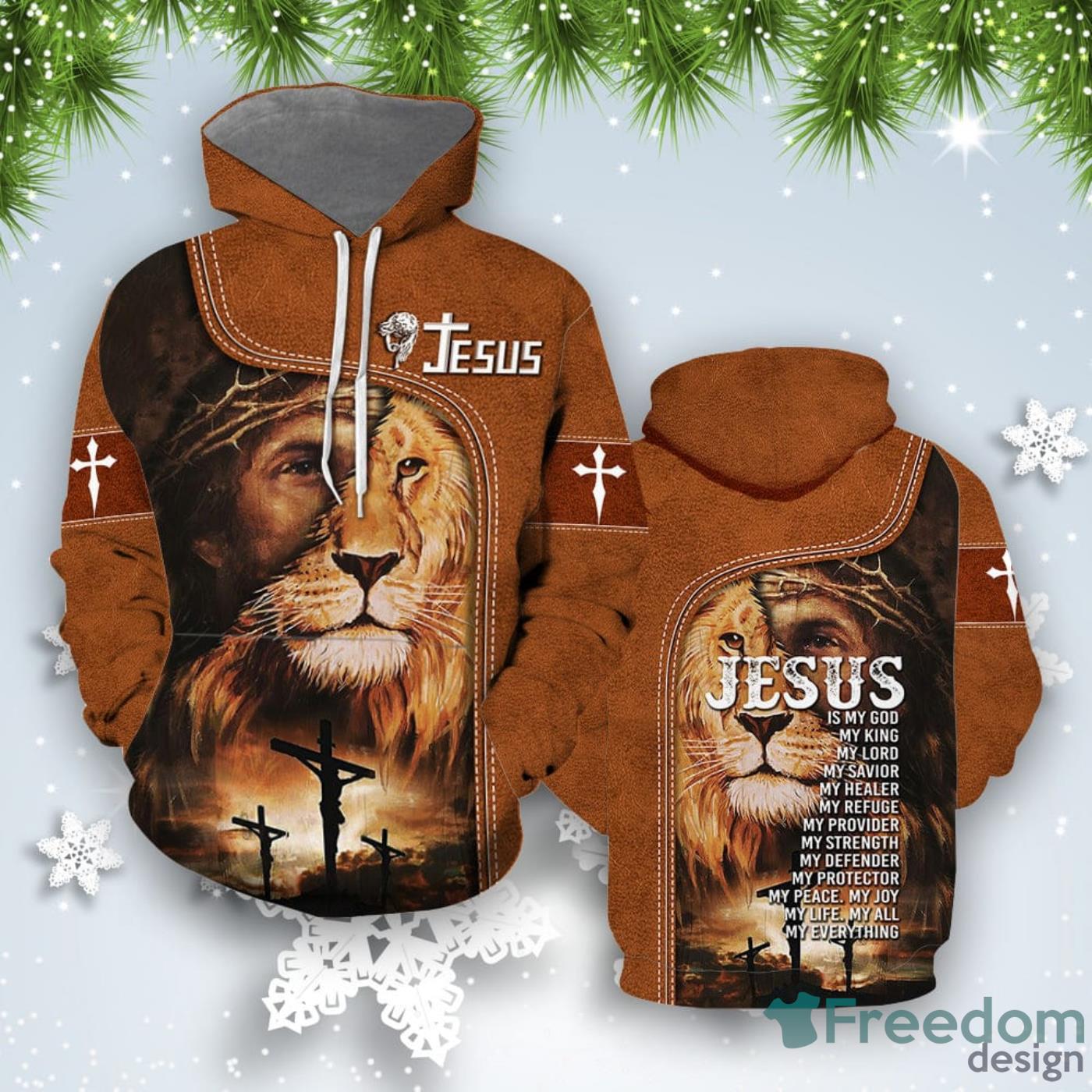 Jesus Is My Every Thing All Over Print 3D Hoodie Unique Gift Product Photo 1