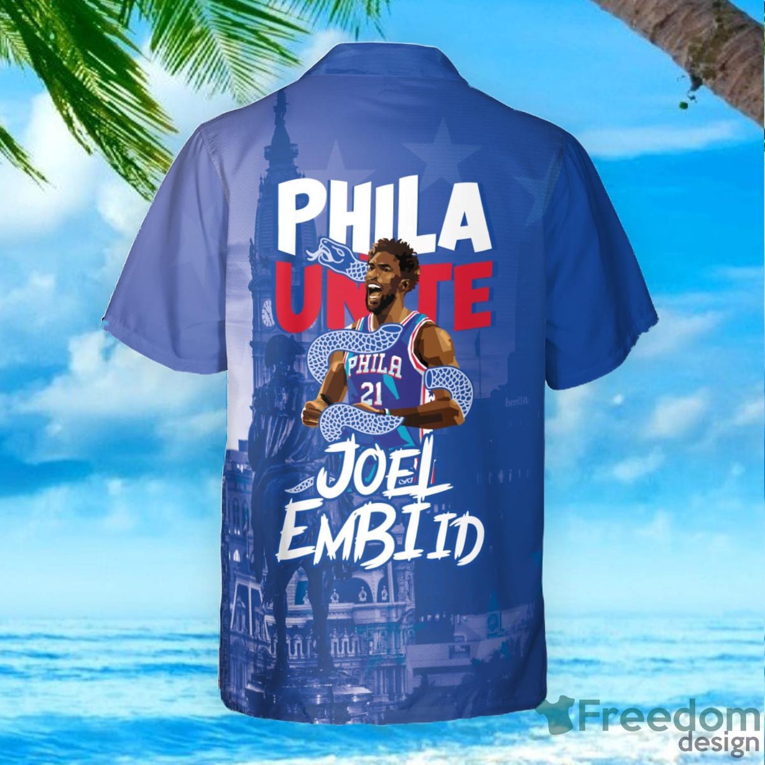 Joel Embiid Stars Player Philadelphia 76ers Print 3D Aloha