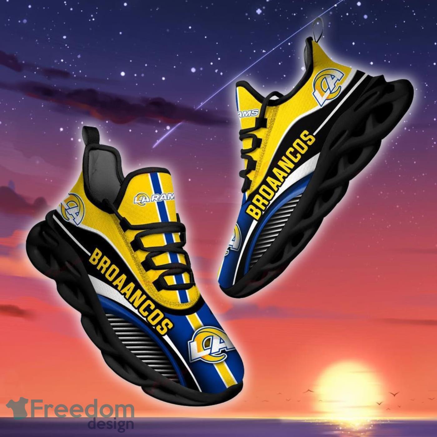 Pittsburgh Steelers Personalized Name NFL Ultra Sneakers Max Soul Shoes -  Freedomdesign