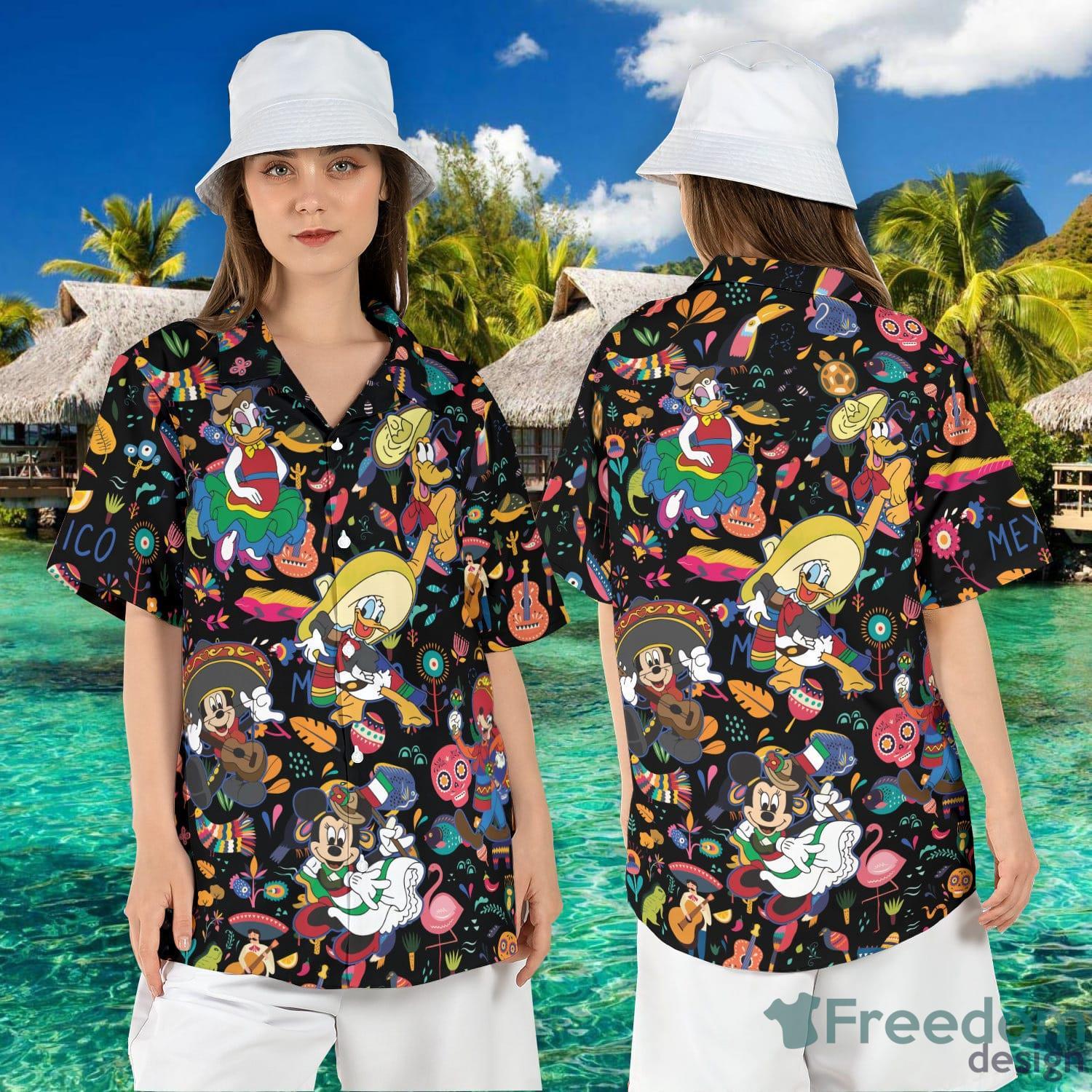 Disney Pirates Of Caribbean Mickey And Friends Hawaiian Shirt