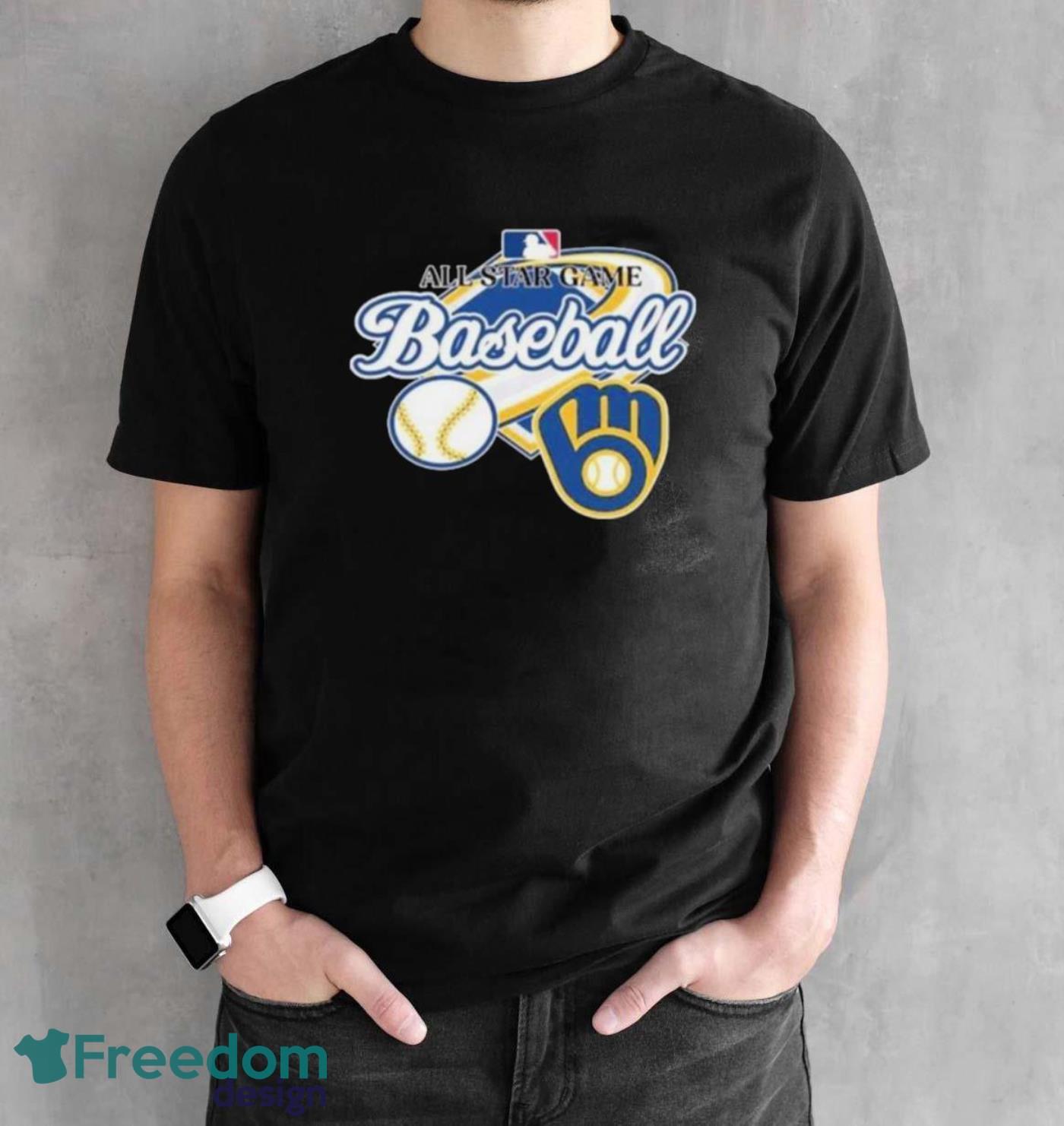 Milwaukee Brewers All Star Game Baseball Logo 2023 Shirt - Black Unisex T-Shirt