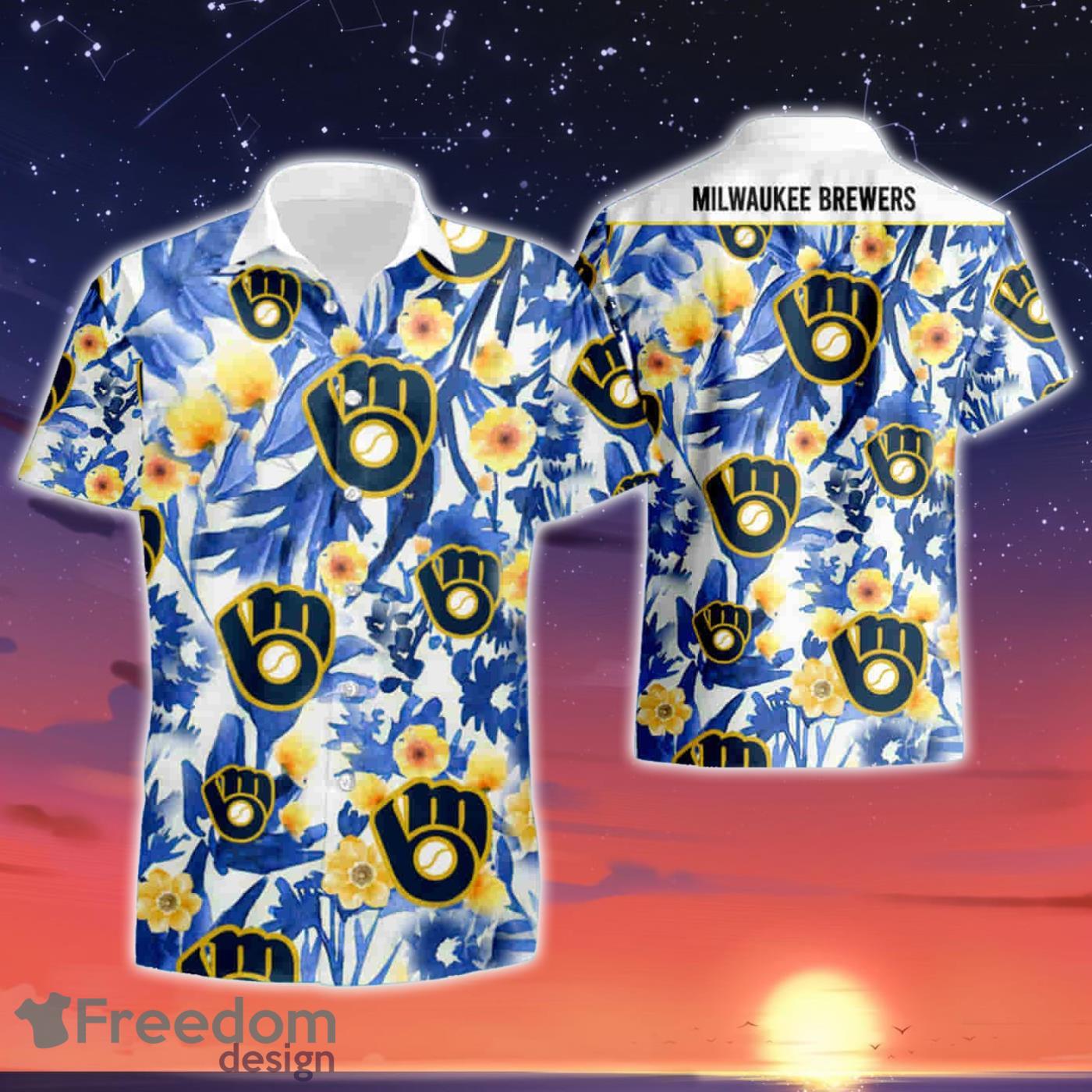 Milwaukee Brewers Hawaiian Shirt And Shorts Inspired By Brewers