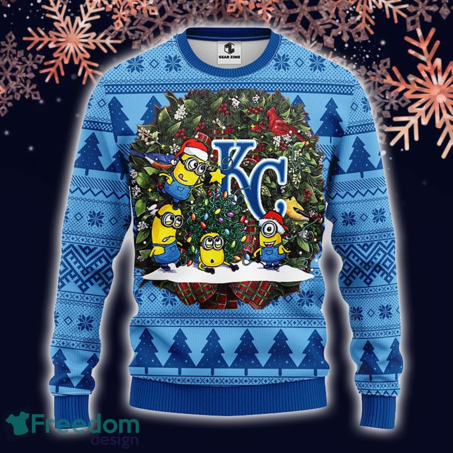 KC Royals Christmas Sweater Playful Royals Gift - Personalized