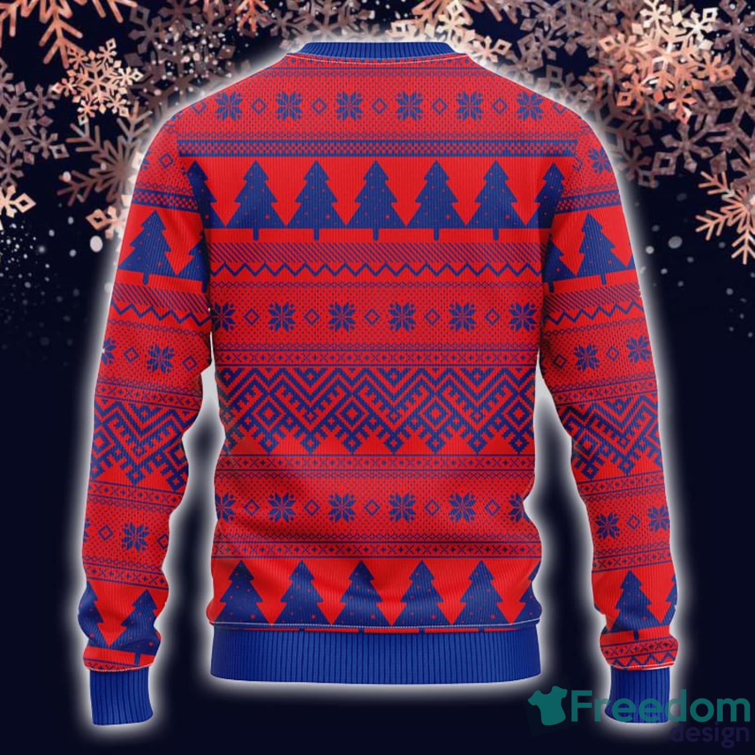 Chicago Cubs Christmas Ugly Sweater - Freedomdesign