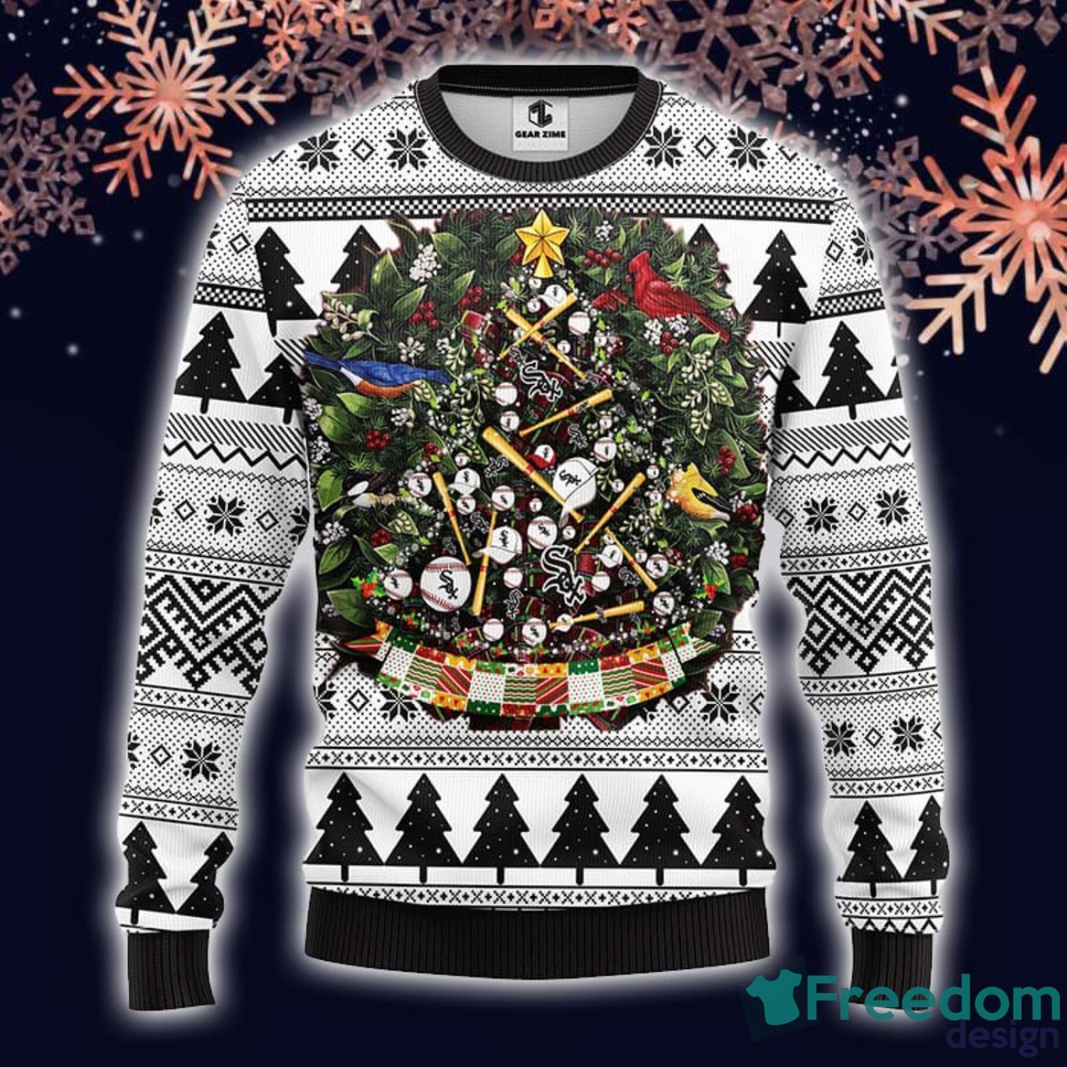 MLB Sport Fans Chicago White Sox Grateful Dead Christmas Gift Pattern Ugly  Christmas Sweater - Freedomdesign