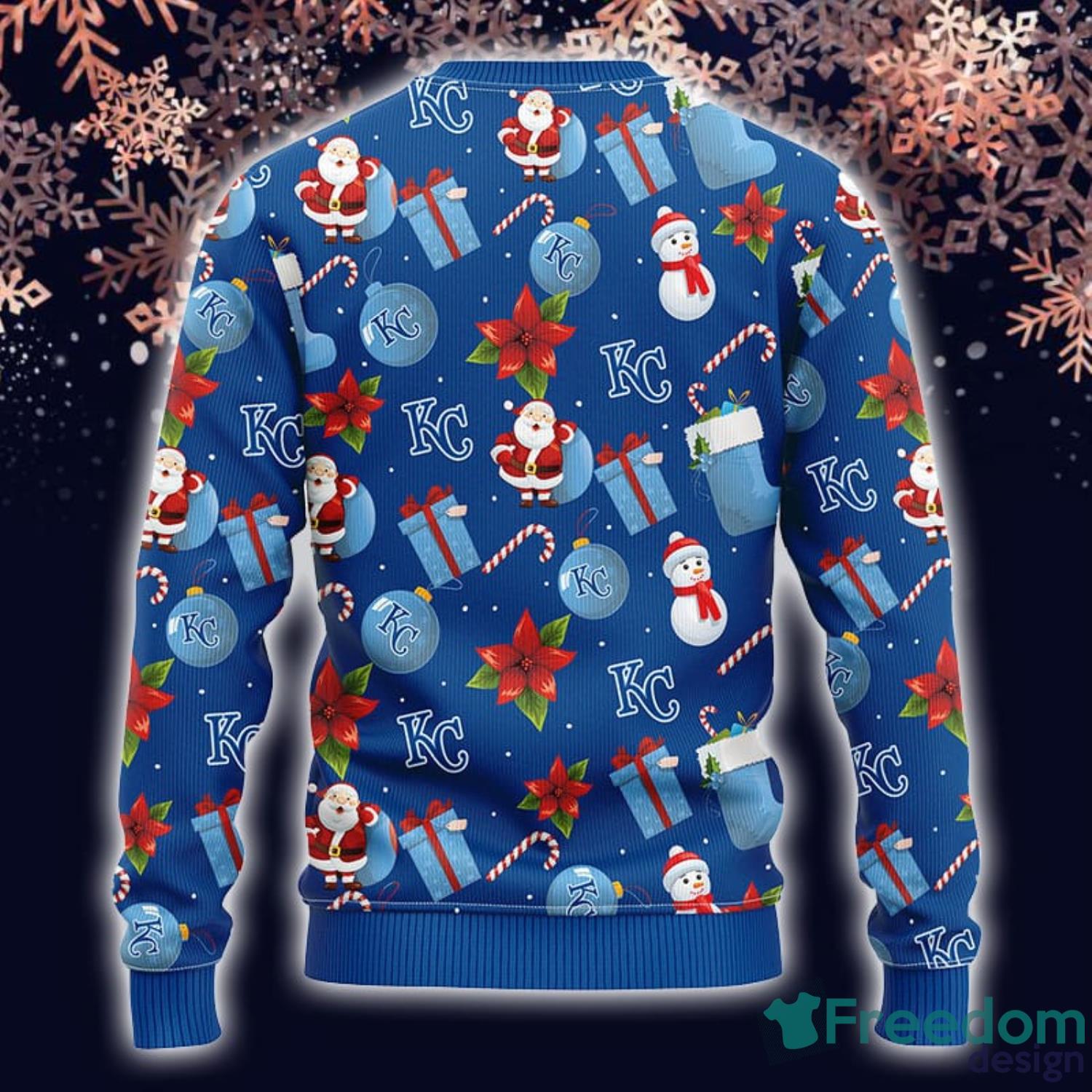 MLB Sport Fans Kansas City Royals Grateful Dead Christmas Gift Pattern Ugly  Christmas Sweater - Freedomdesign