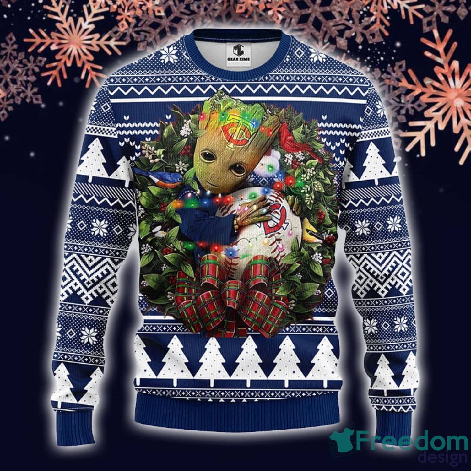 Minnesota Twins Christmas Sweater Surprising Baby Groot MN Twins Gift -  Personalized Gifts: Family, Sports, Occasions, Trending