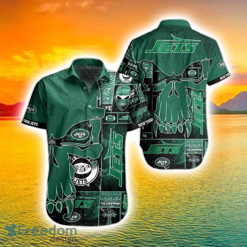 Green Bay Packers Nfl Skull Full Print Effect Pattern Backround Short  Sleeve Hawaiian Shirt And Beach Short - Freedomdesign