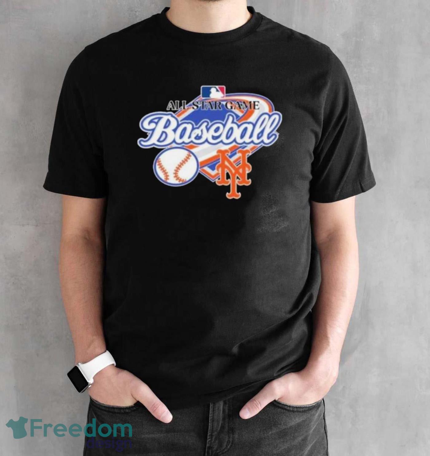 New York Mets All Star Game Baseball Logo 2023 Shirt - Black Unisex T-Shirt