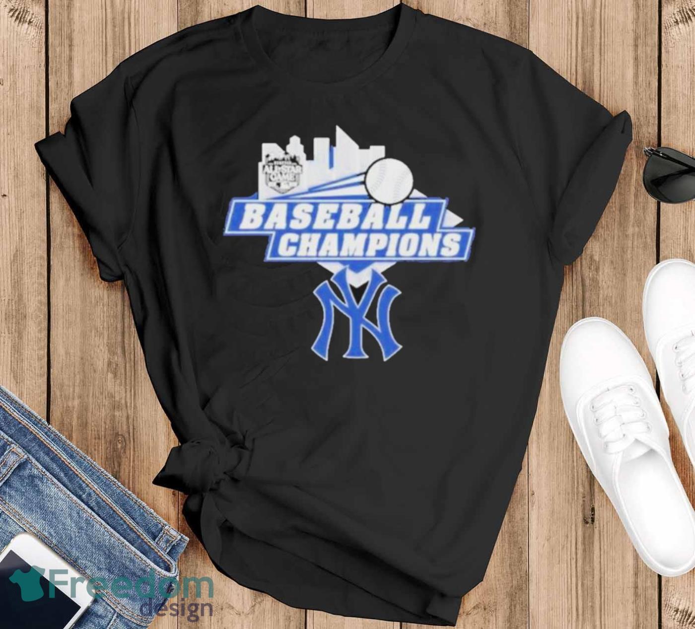 New York yankees all star game baseball logo 2023 logo design t