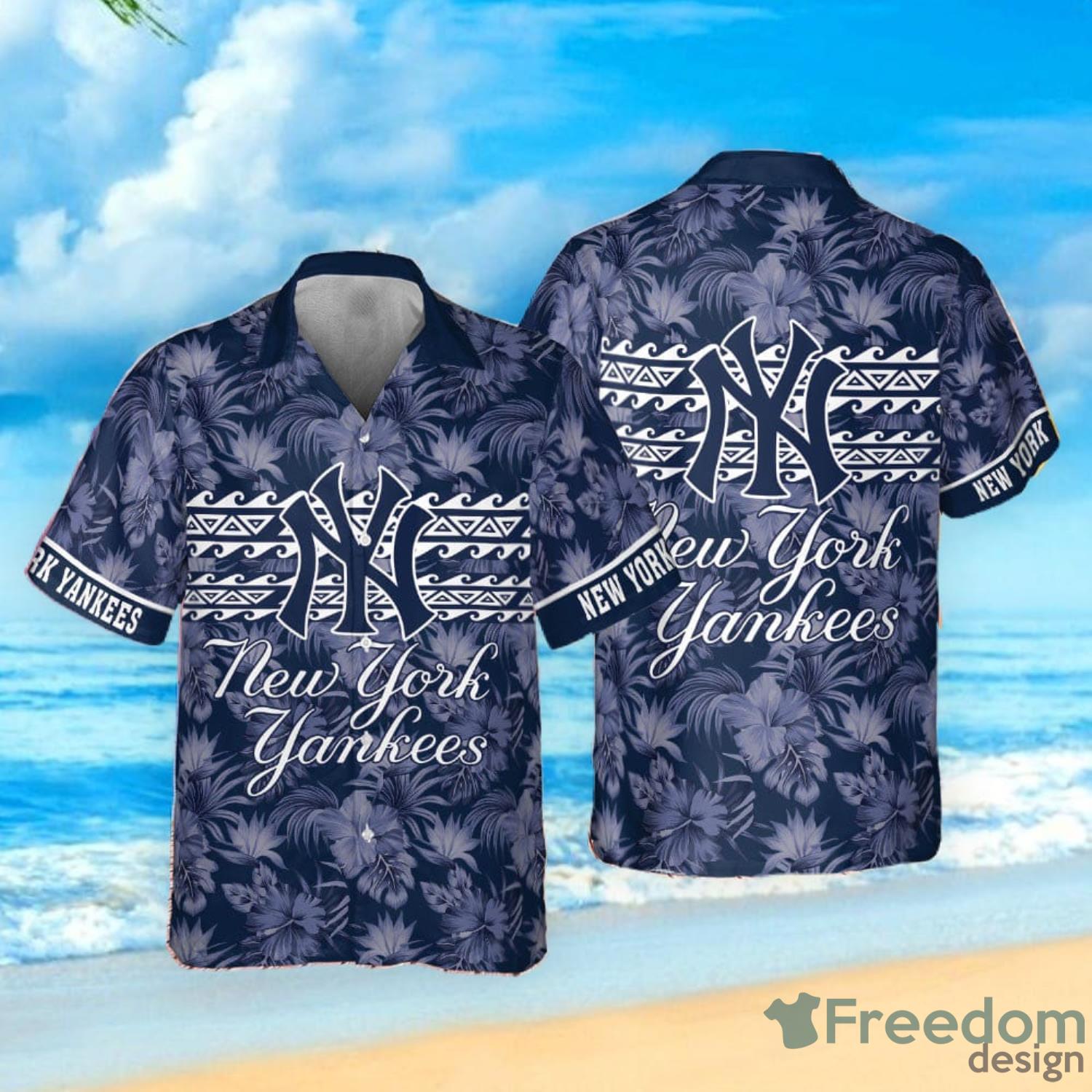 New York Yankees Major League Baseball 3D Print Hawaiian Shirt - Torunstyle