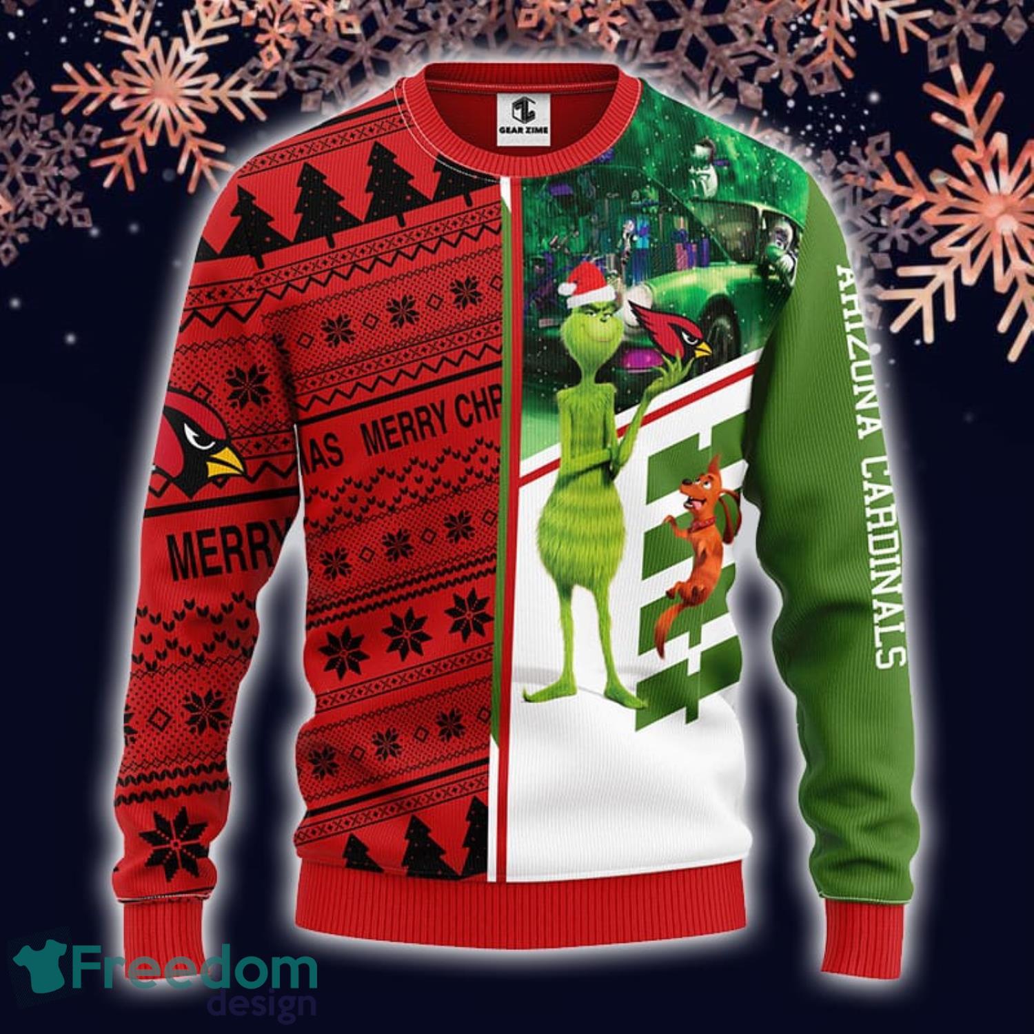 Buffalo Bills Ugly Christmas Sweater Cardinal Red