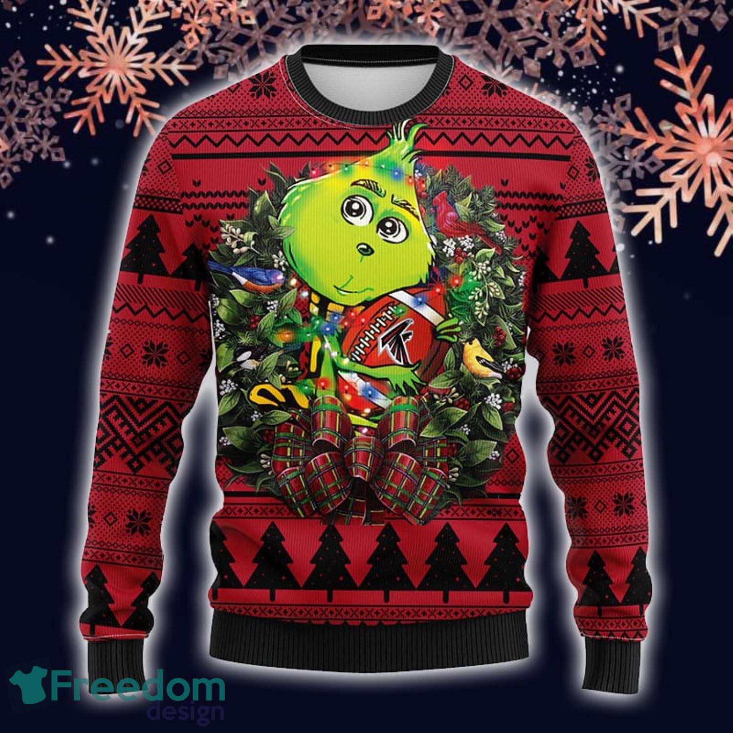 NFL Pittsburgh Steelers X Grinch Christmas Ugly Sweater