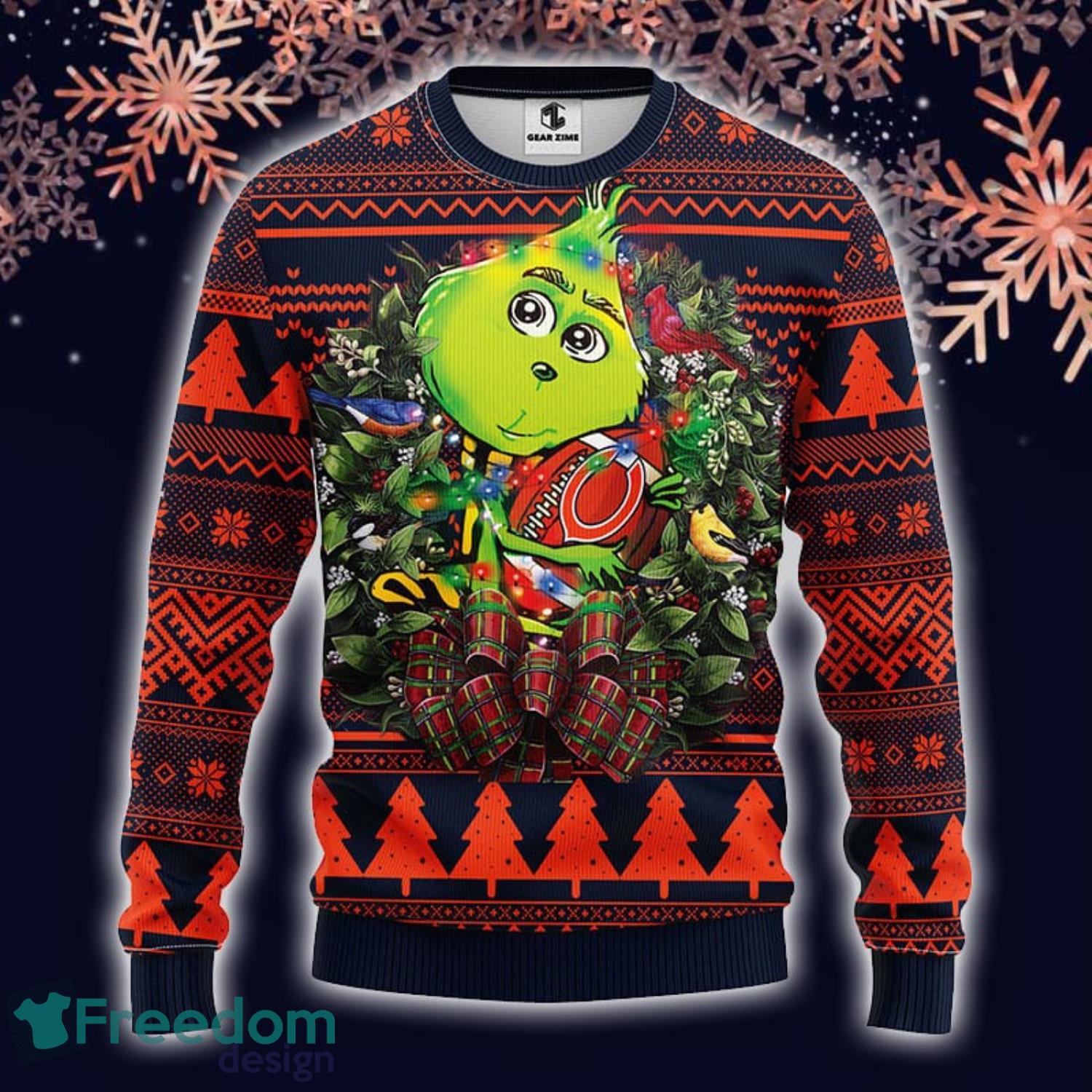 NFL Seattle Seahawks Grinch Logo Ideas Ugly Christmas Sweater For