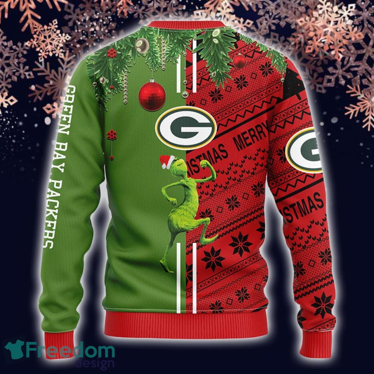 NFL Flash Green Bay Packers Ugly Christmas Sweater – The Database