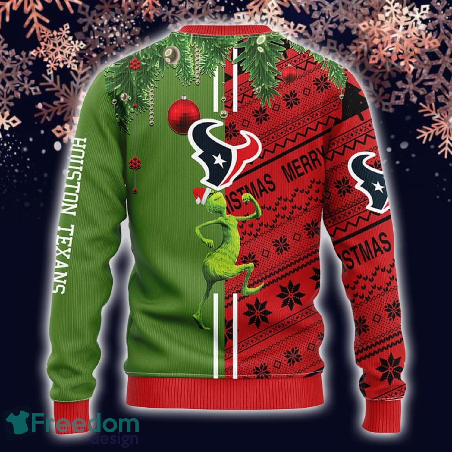 NFL Houston Texans Ugly Christmas Gift Christmas Sweater