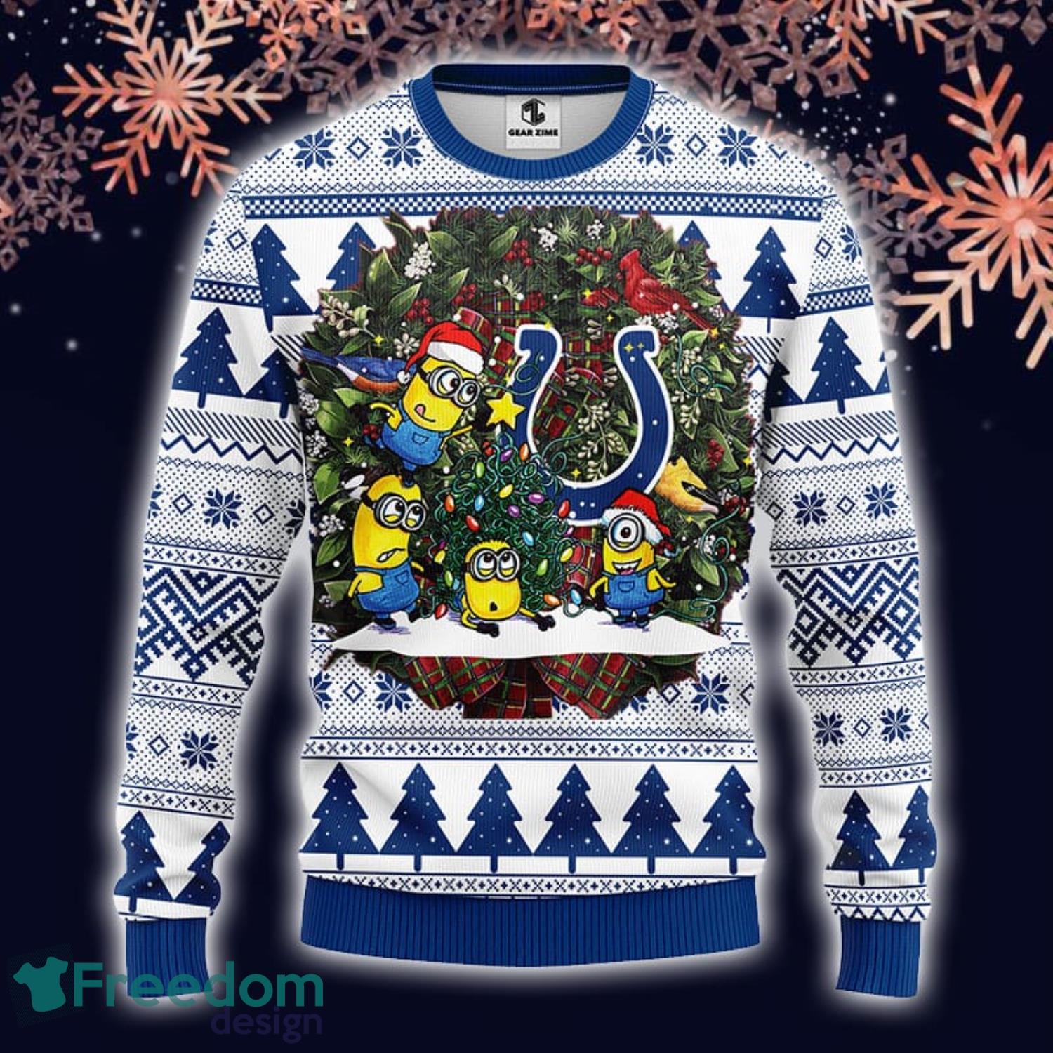 NFL Houston Texans Funny Minion Ugly Christmas Sweater For Fans