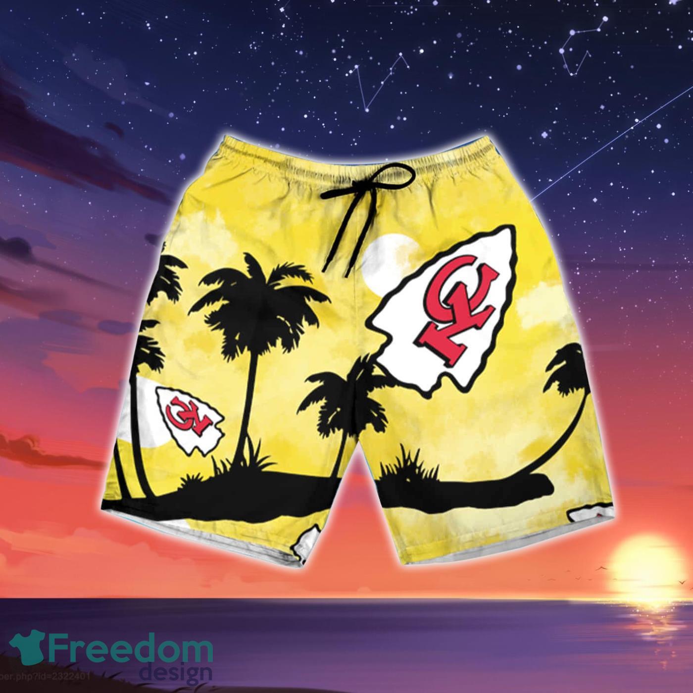 Nfl Kansas City Chiefs Hawaiian Shirt And Shorts Best Beach Summer Sets -  Freedomdesign