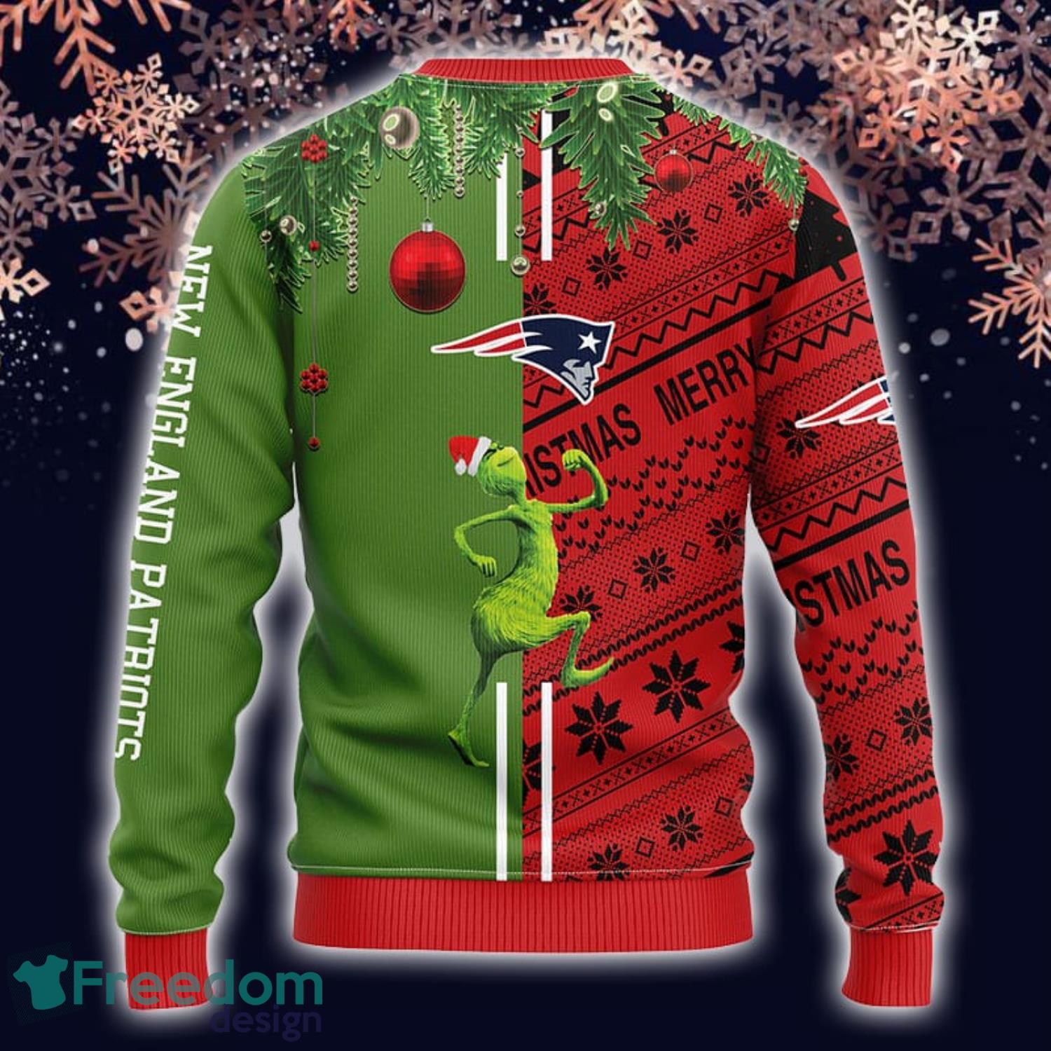 patriots christmas sweater