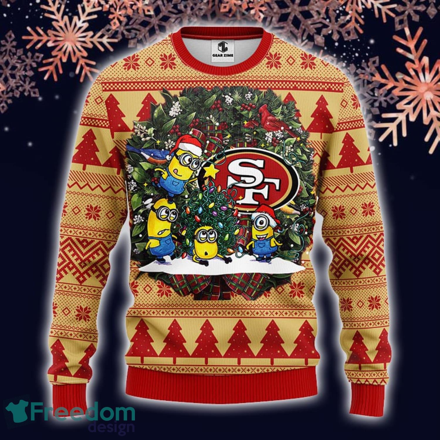 Green Bay Packers Grateful Dead Ugly Christmas Fleece Sweater