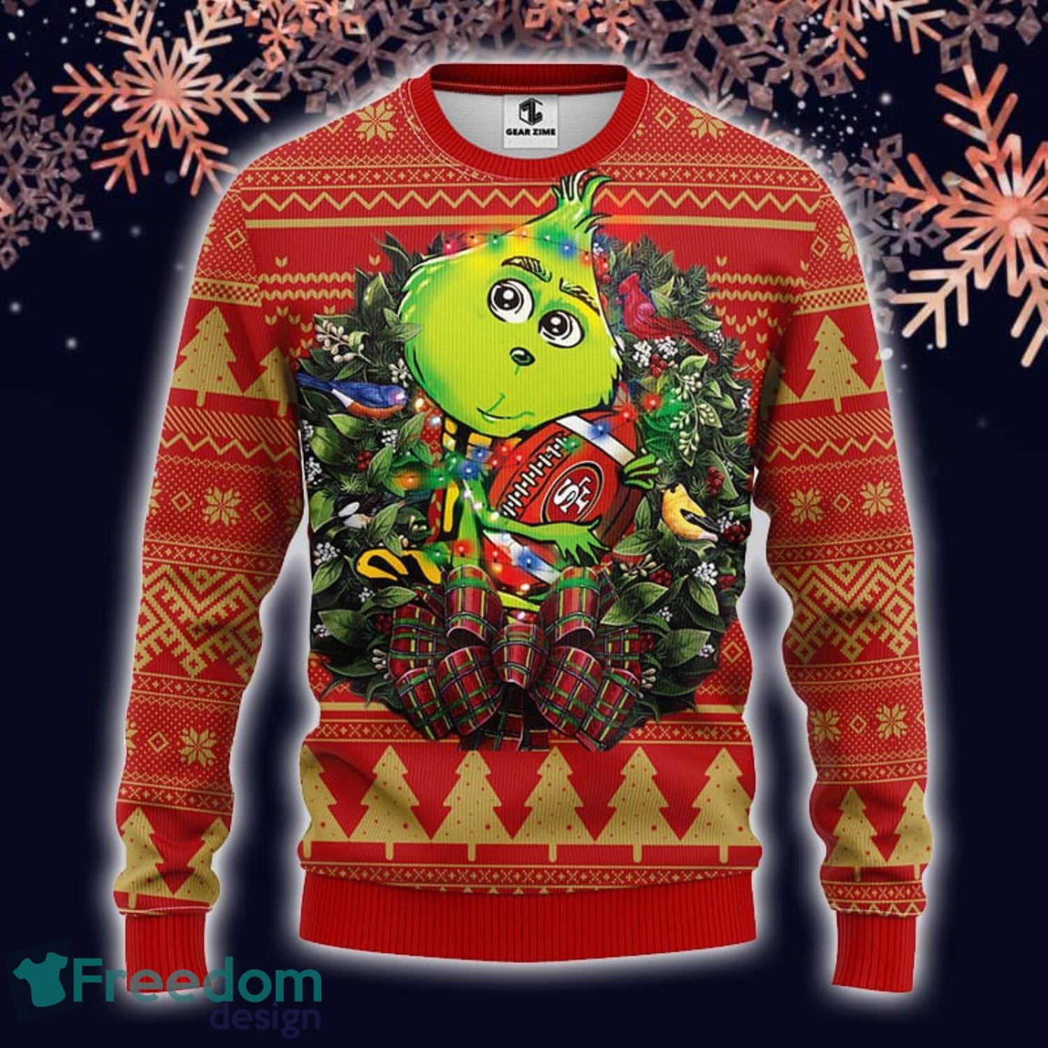 NFL Carolina Panthers Logo Grinch Hug Cute Gift For Grinch Lover Ugly  Christmas Sweater - Freedomdesign