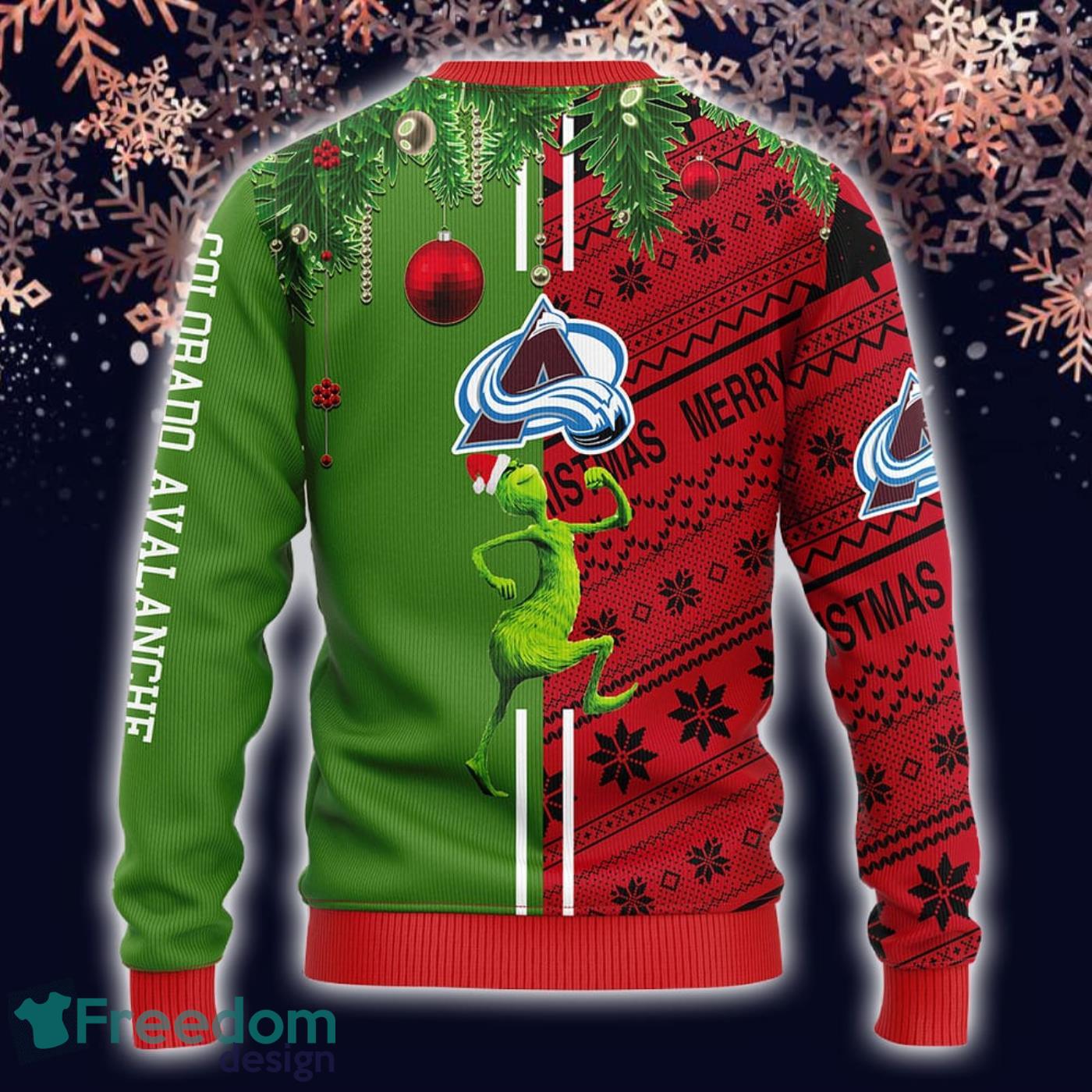NHL Colorado Avalanche FGrinch And Scooby-Doo Funny Christmas Gift
