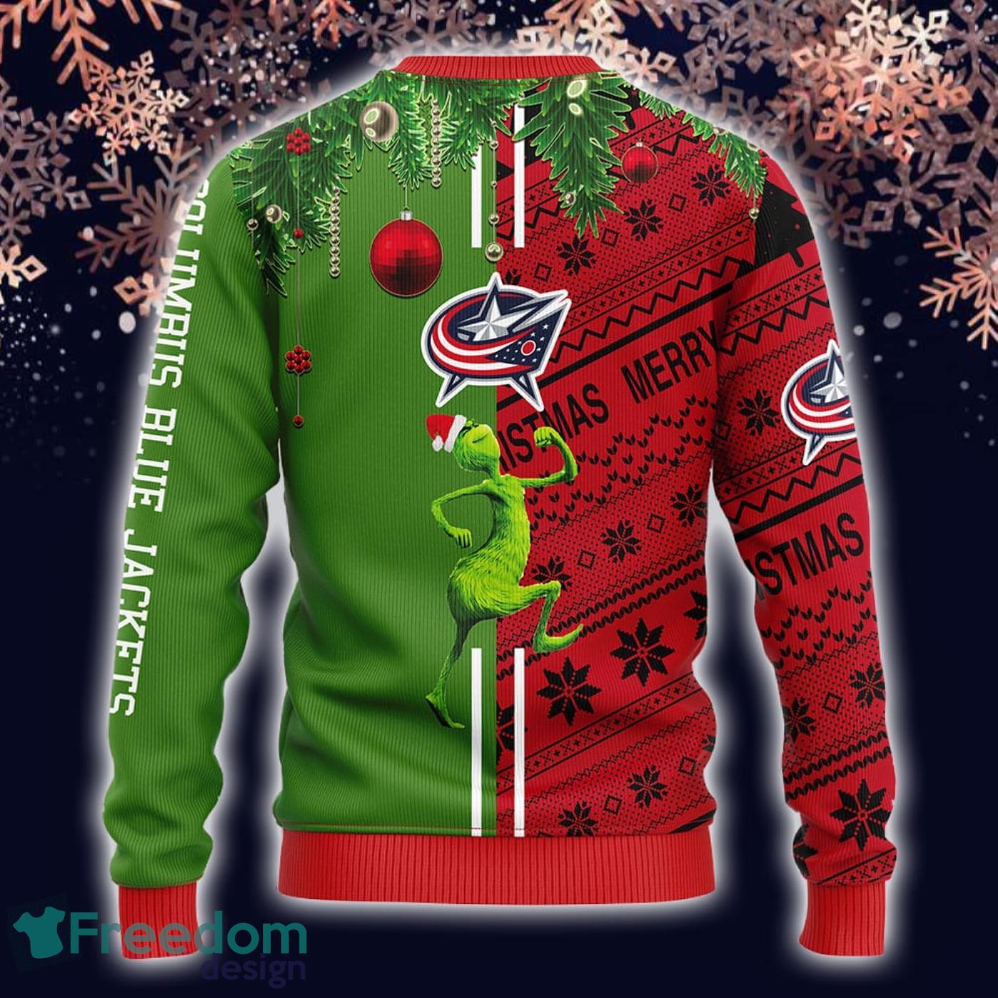 Nhl San Jose Sharks Christmas Ugly Sweater Print Funny Grinch Gift For  Hockey Fans - Shibtee Clothing