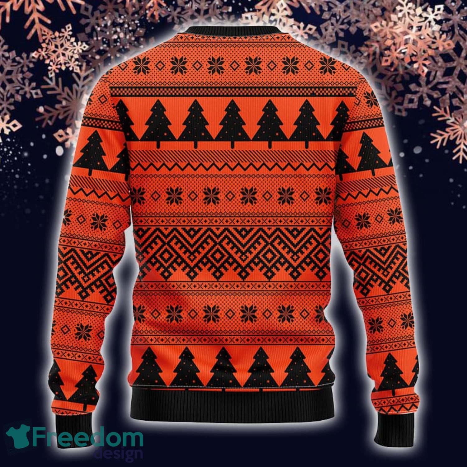 NHL Philadelphia Flyers Funny Minion Ugly Christmas Sweater For Fans image NHL Philadelphia Flyers Funny Minion Ugly Christmas Sweater For Fans Product Photo 2