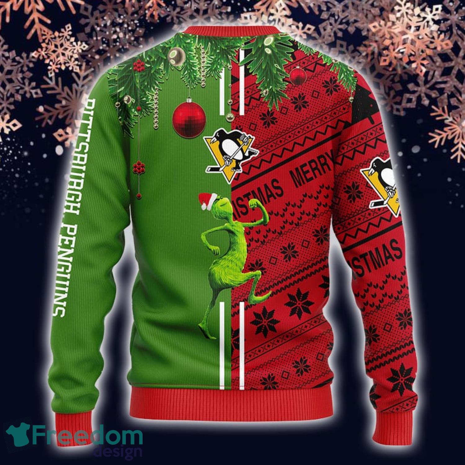 Klappe høflighed blok NHL Pittsburgh Penguins Grinch And Scooby-Doo Funny Christmas Gift Ugly  Christmas Sweater - Freedomdesign