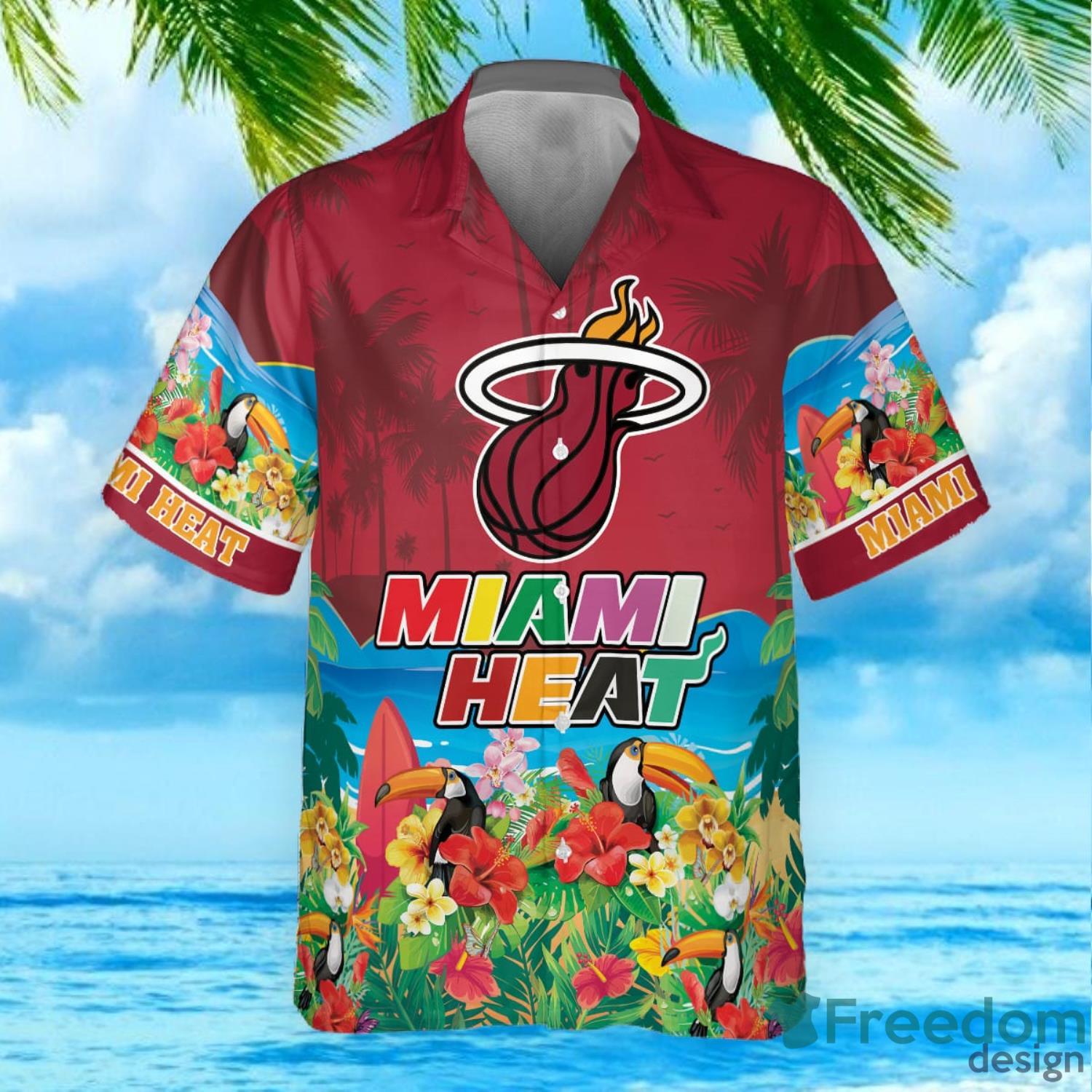 Miami Heat National Basketball Association 2023 Cute Beach Shirt Aloha  Hawaiian Shirt - Freedomdesign